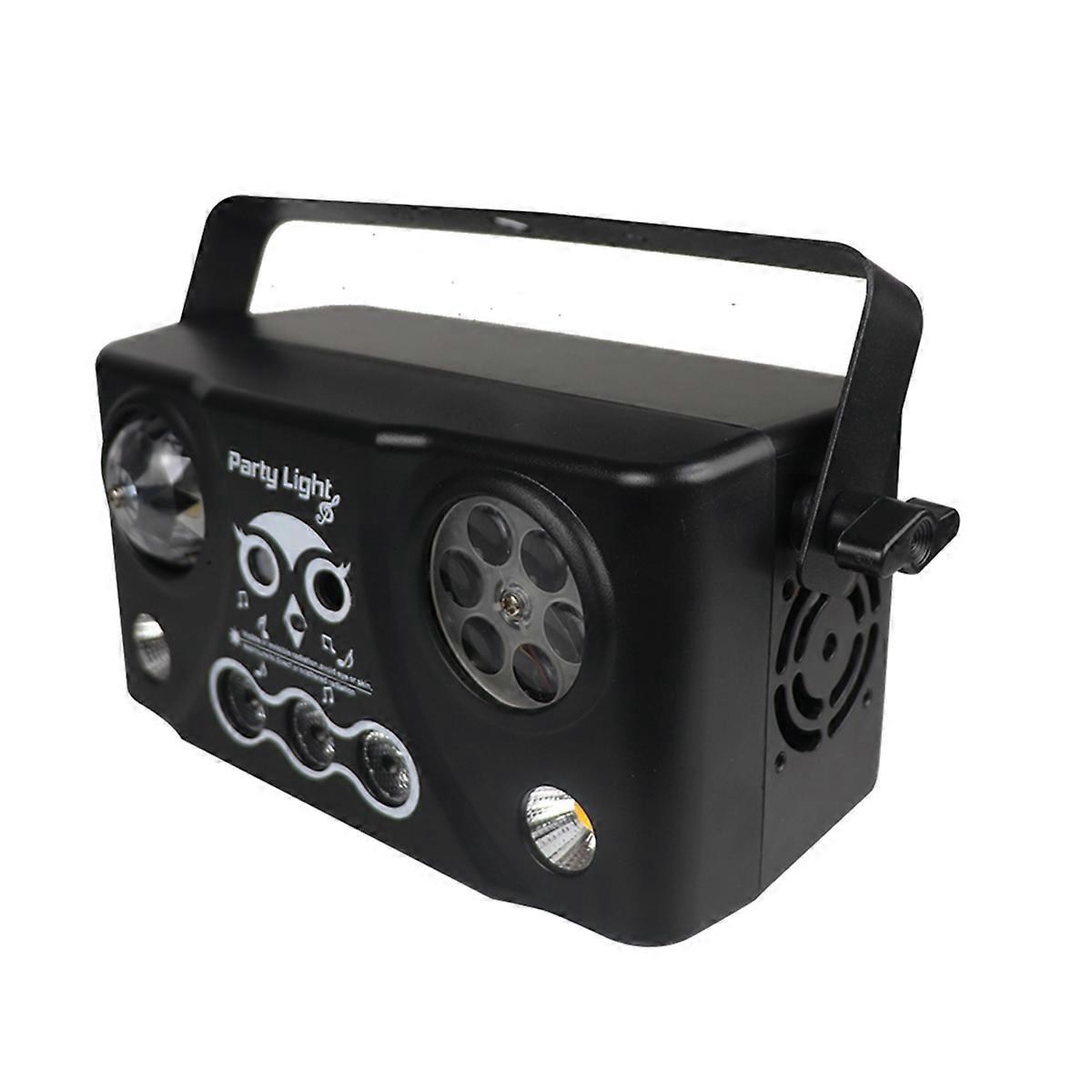 Stage Disco 5 in1 Effect Lamp Magic Ball Laser Dyeing Pattern Strobe