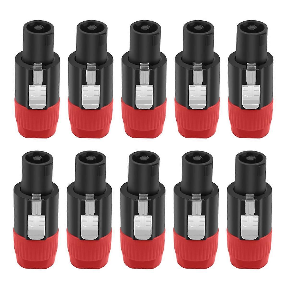 4Pin NL4FC Speaker Connector Ohm Plug Speaker Audio Cable Adapter,B