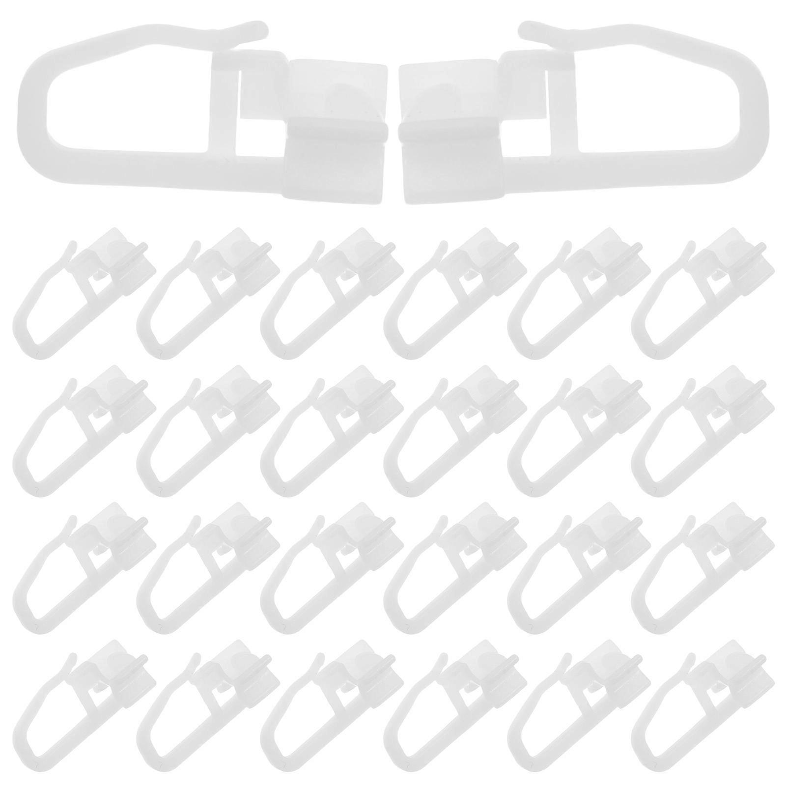 Curtain Track Glider Hook Plastic Roller for Stable Sliding 200Pcs