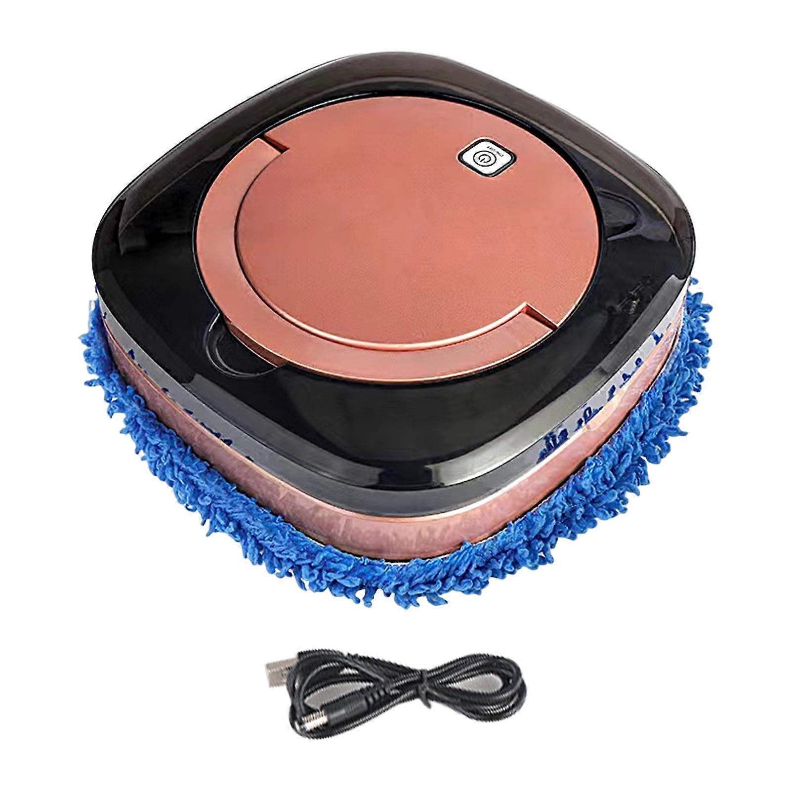 Washranp Automatic Robot Vacuum and Mop,Wireless Mopping Robot Vacuum Cleaner Strong Suction USB Charging for Hard Floors
