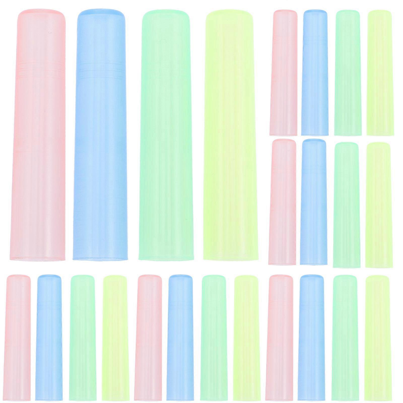 100 pcs Plastic Pencil Caps Pencil Tip Protector Cover Tip Protective Cover
