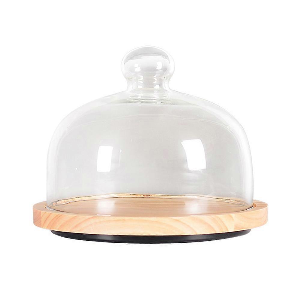 Cake Display Plate 1 Set For Food Enthusiasts Family Dinners 20.50X20.50X16.50Cm Environmentally Friendly Storage