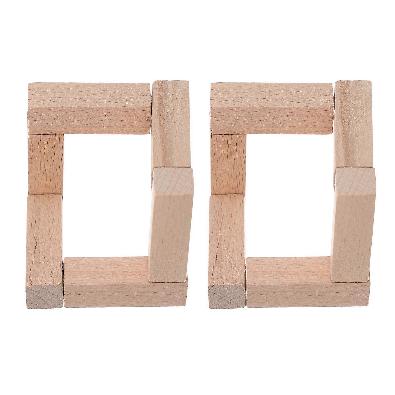 Wooden Decorative Moon Lamp Base for Stable Support 8Pcs Set
