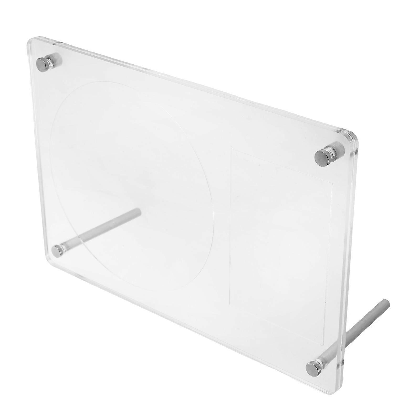 Acrylic CD Display Stand Rack Ideal For Homeowners And Business Owners Featuring Design 1Pack
