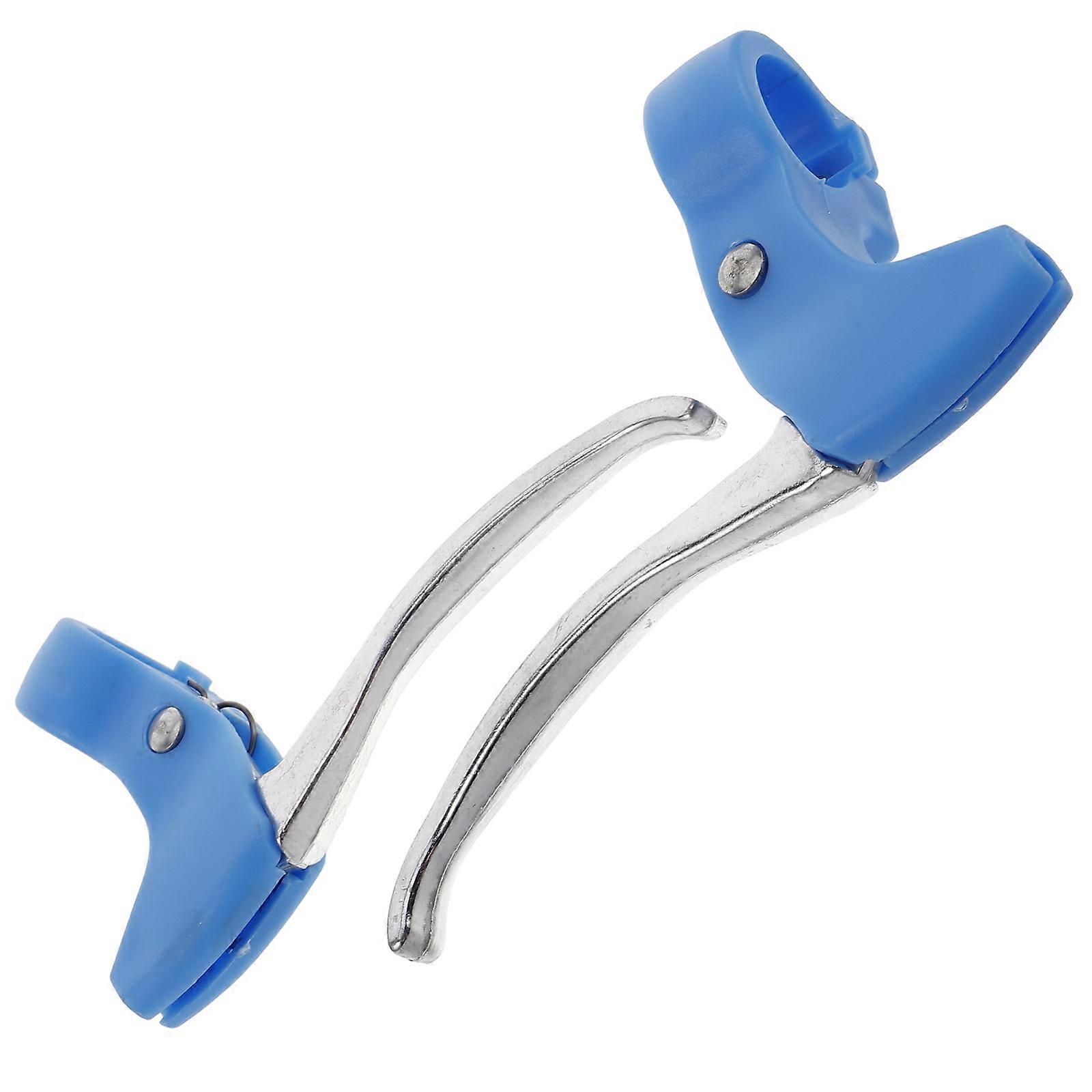 6Pcs Kids Bike Brake Lever Set for Durable and Easy Installation Blue