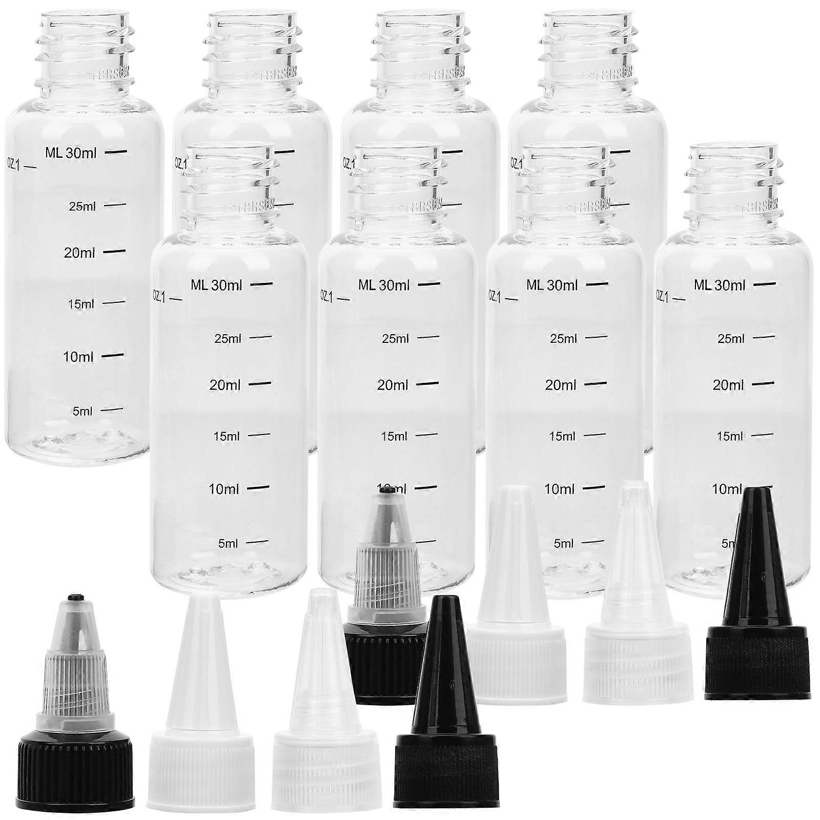 Squeeze Bottles for DIY Squeeze Bottles Refillable 16Pcs Transparent