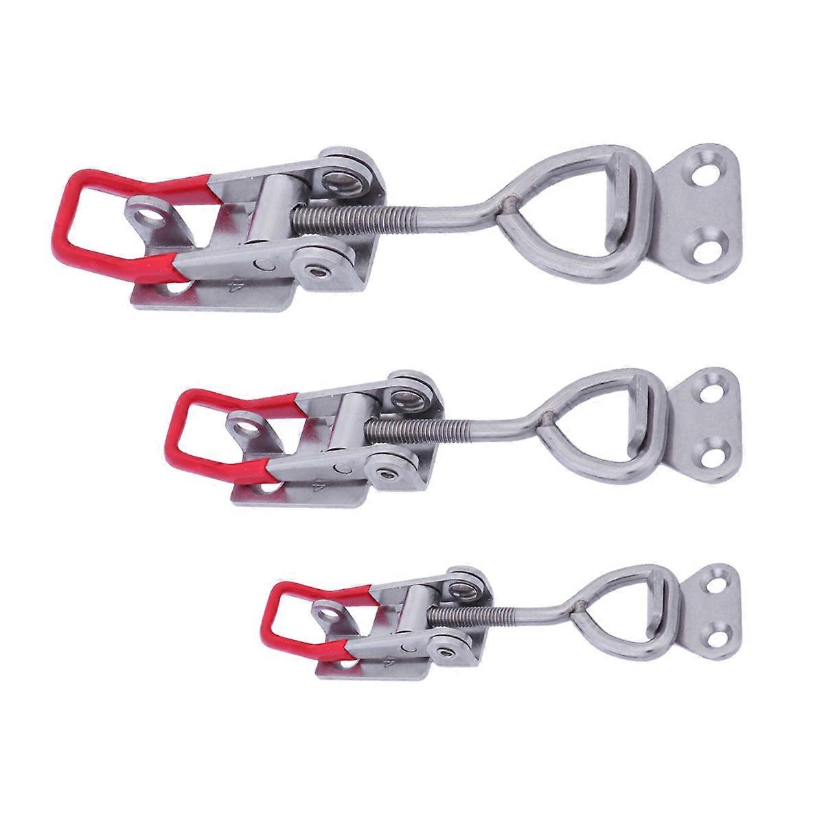 Vertical Toggle Clamp Solid Toggle Clamp for Holding Use 6Pcs Silver