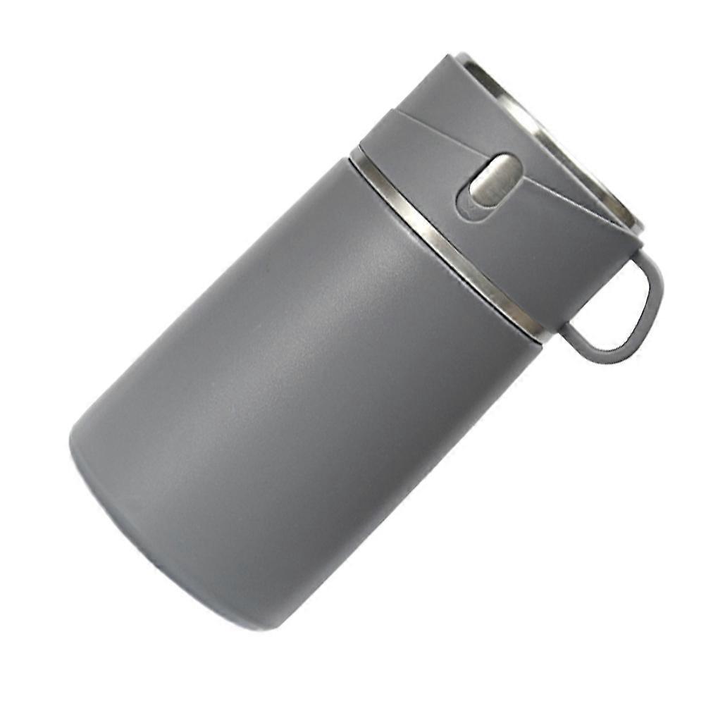 Stainless Steel Portable Multi Layer Lunch Box 1Pack With Soup Cup Grey For Home Use Safe To Use