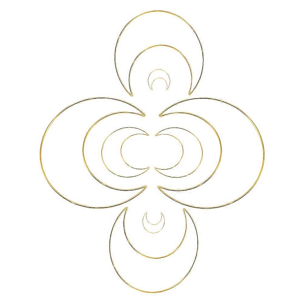 Golden Moon Craft Hoop Ring for 40Pcs Dreamcatcher Making