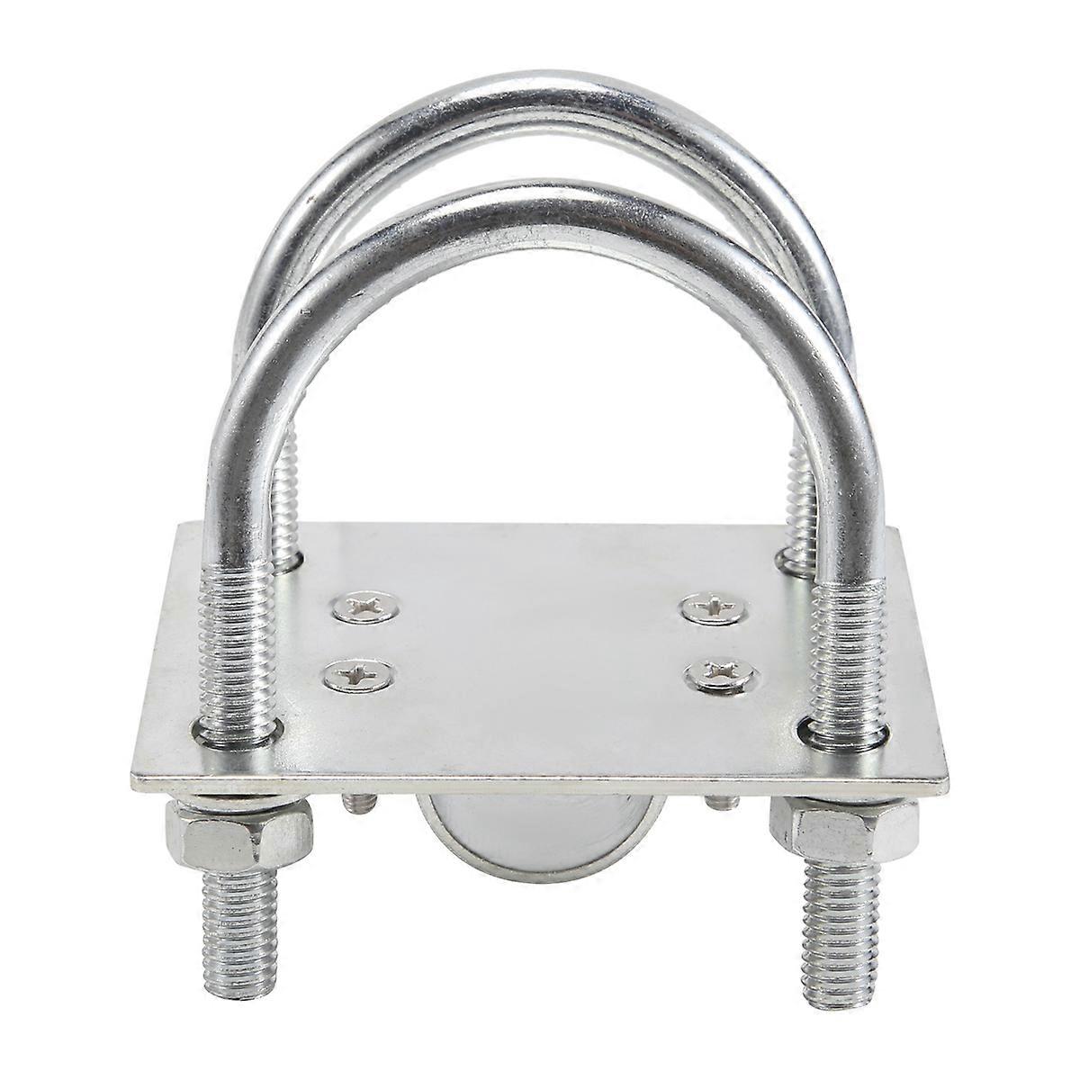 Antenna Mast Clamp Bracket with U-Bolts Anti-Rust Clamp Panel Pipe Mounting Hardware for Outdoor LoR