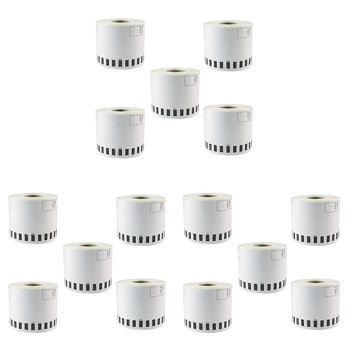 5 Refill Rolls Compatible -22205 Label 62mmx30.48M Continuous