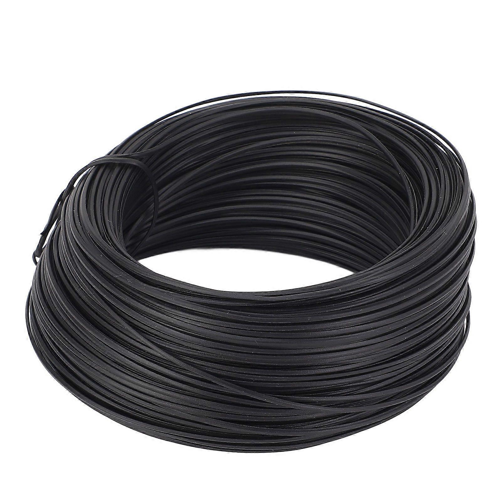 Reinforcing Steel Tying Wire 0.55 Flat Type 85m Length Galvanised Iron and PVC Rebar Tie Wire Black