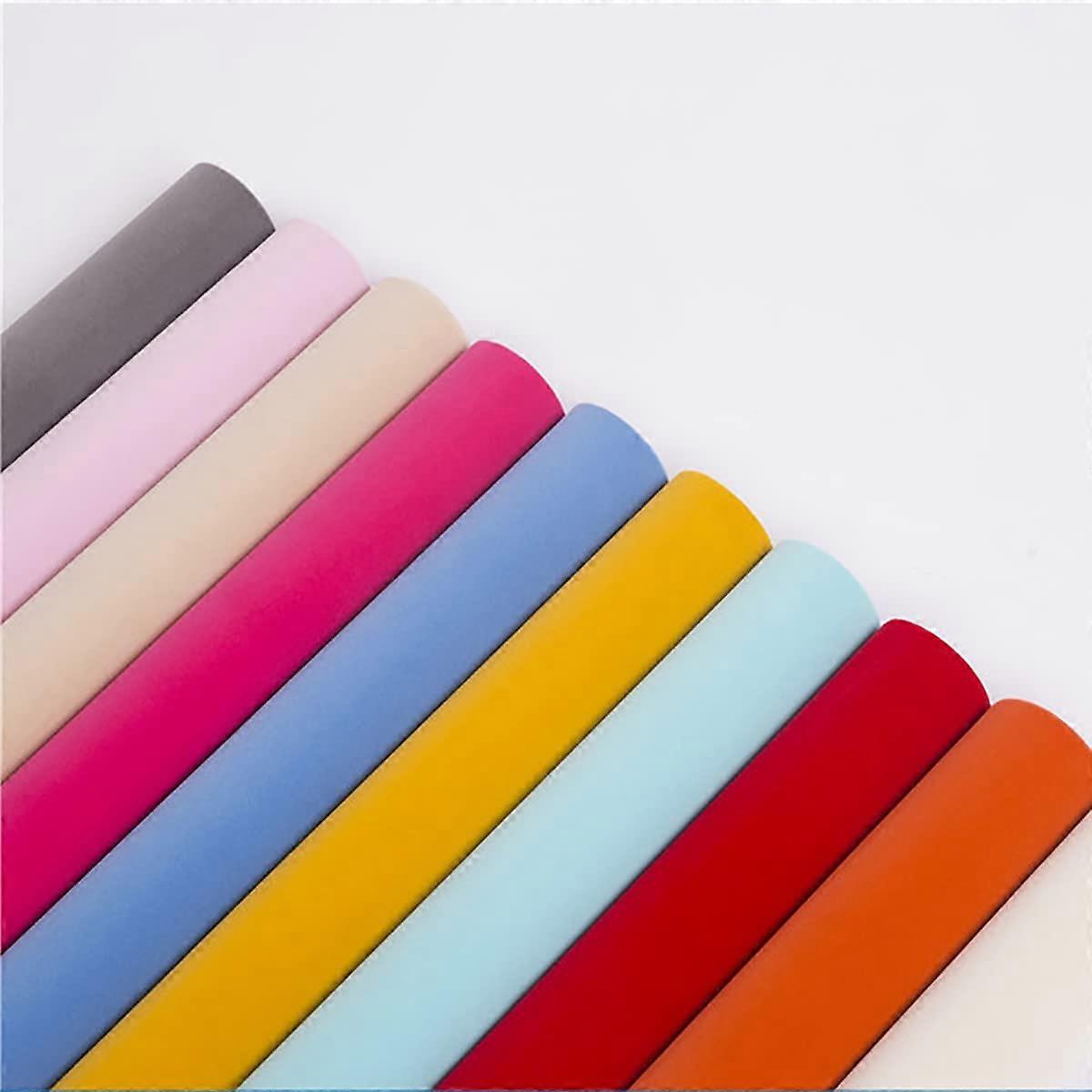 Self Adhesive Felt Roll SelfAdhesive Flock Fabric Multicolor 50cm x 148cm For Crafts Drawer Liner DIY Gray Yellow