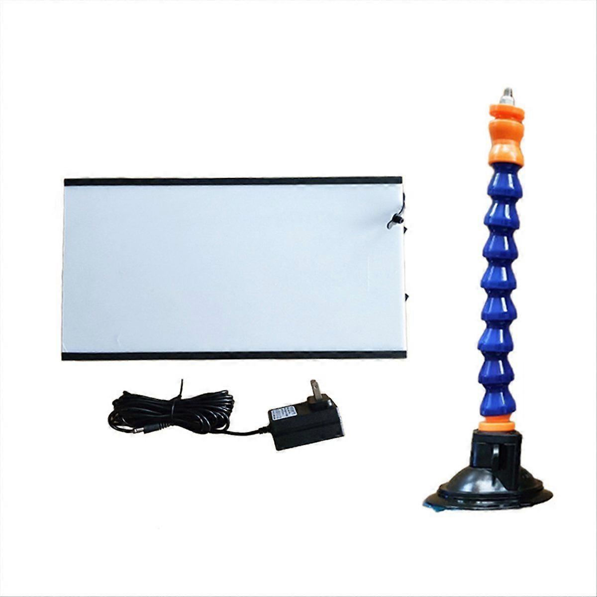 LED Lamp Reflector Board for Dent Repair LED Light Reflection Board with Adjustable Holder Hand Too
