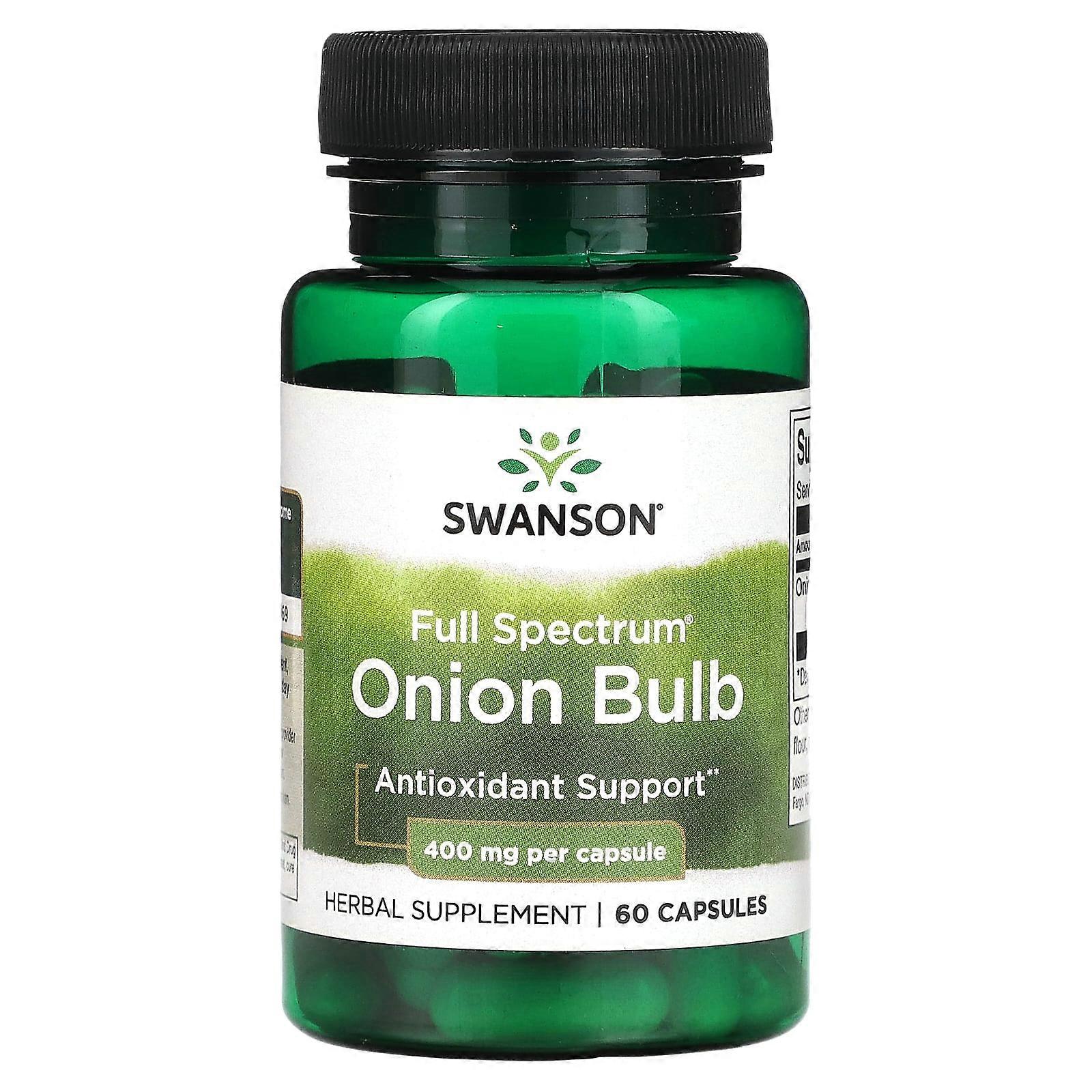 Full Spectrum Onion Bulb, 400 mg, 60 Capsules