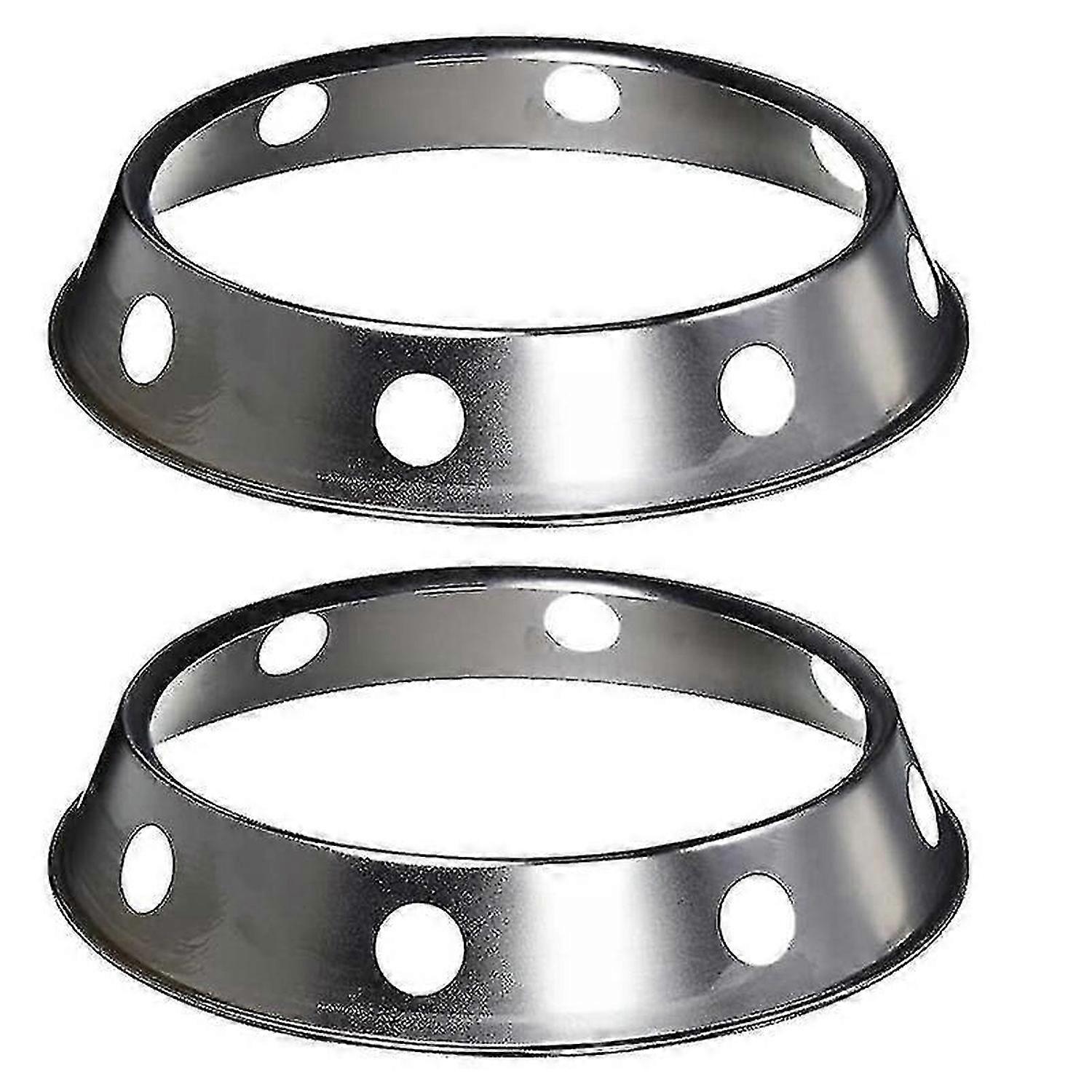 1ピースステンレス鋼中華鍋リング金属丸底英語のユニバーサルサイズ