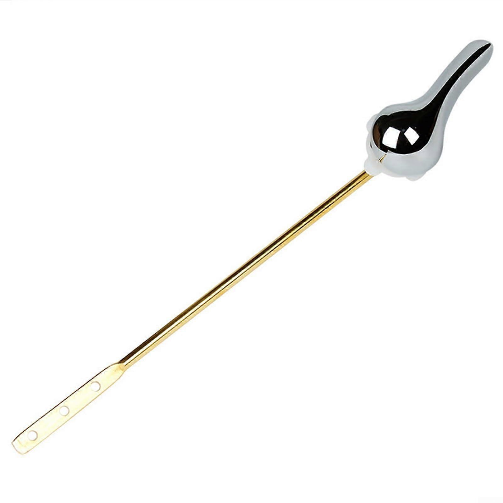 Toilet Tank Flush Lever Handle Robust Chrome Finish Universal Compatibility Fits Most Toilets