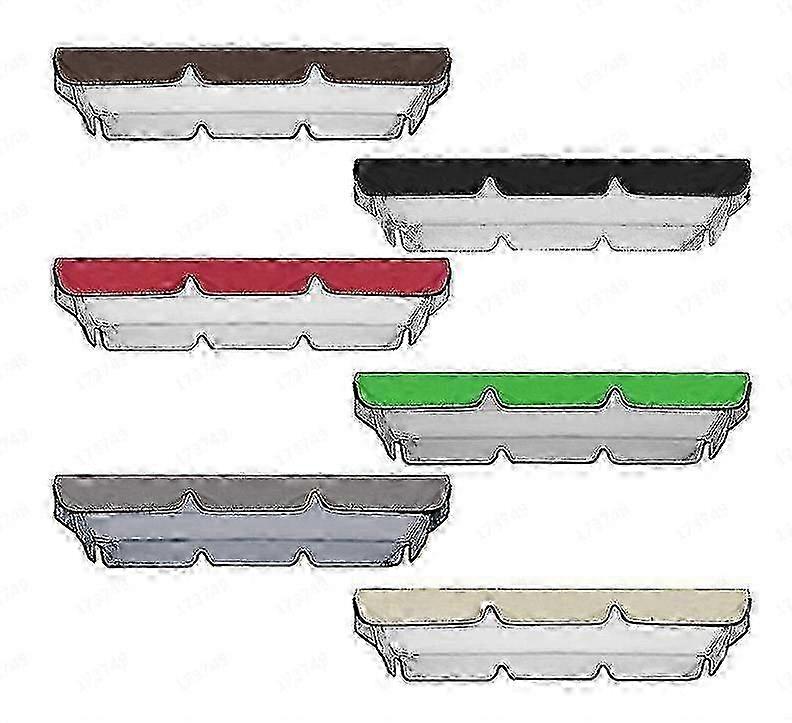Waterproof Polyester Swing Canopy Replacement for Garden Patio Swing 25-26