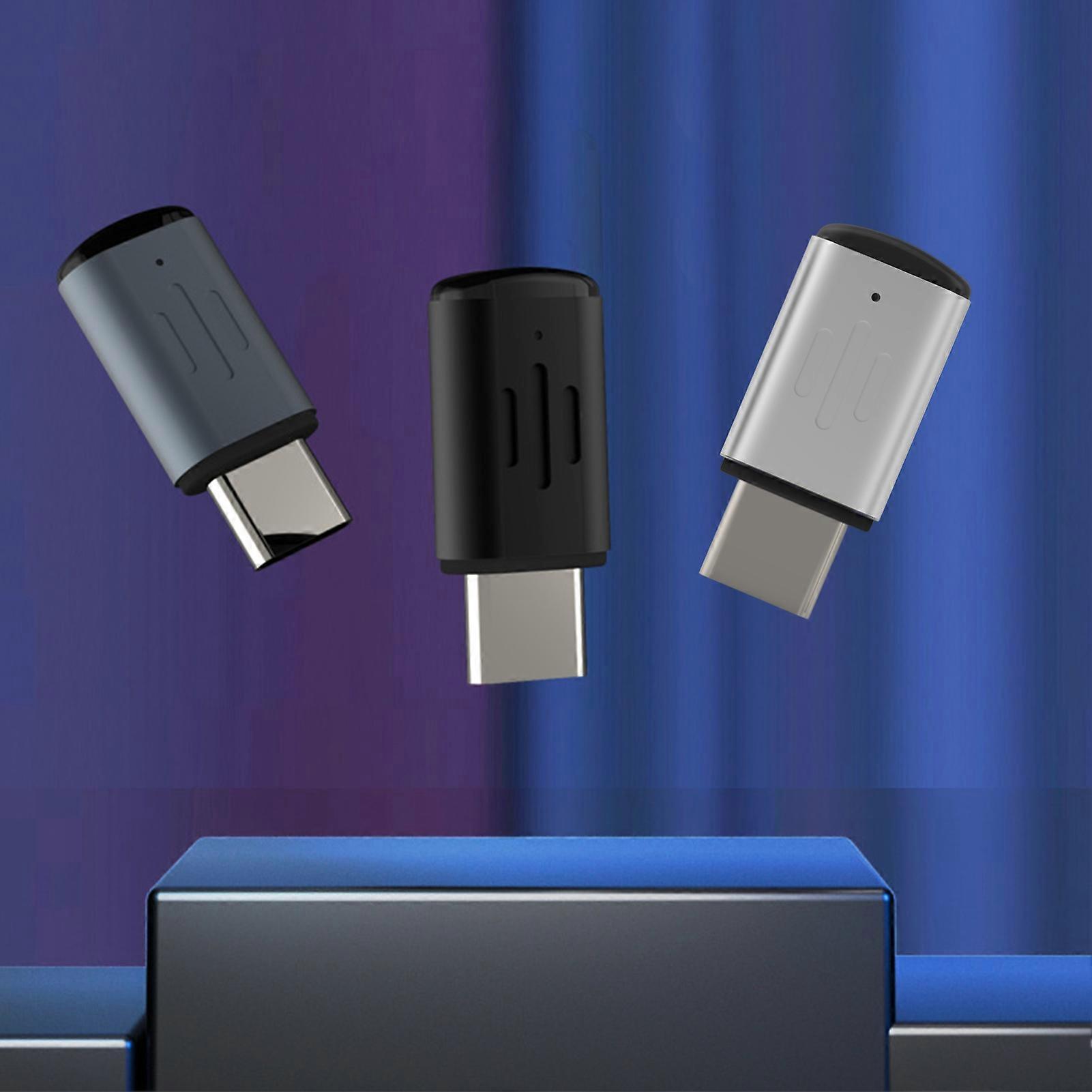 SUSUchens Wireless Infrared Remote Control Adapter Smart App Control Long Range Sleek Design Compatible with Type-C Devices Silver