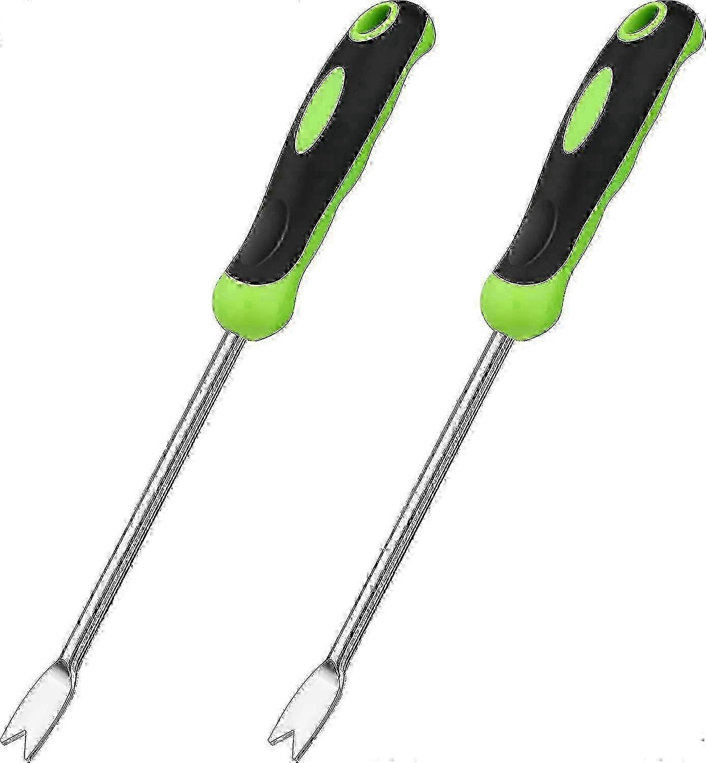 الفولاذ المقاوم للصدأ المخيف حديقة اليد أدوات الأعشاب الضارة أدوات حديقة النباتات (2 قطعة)