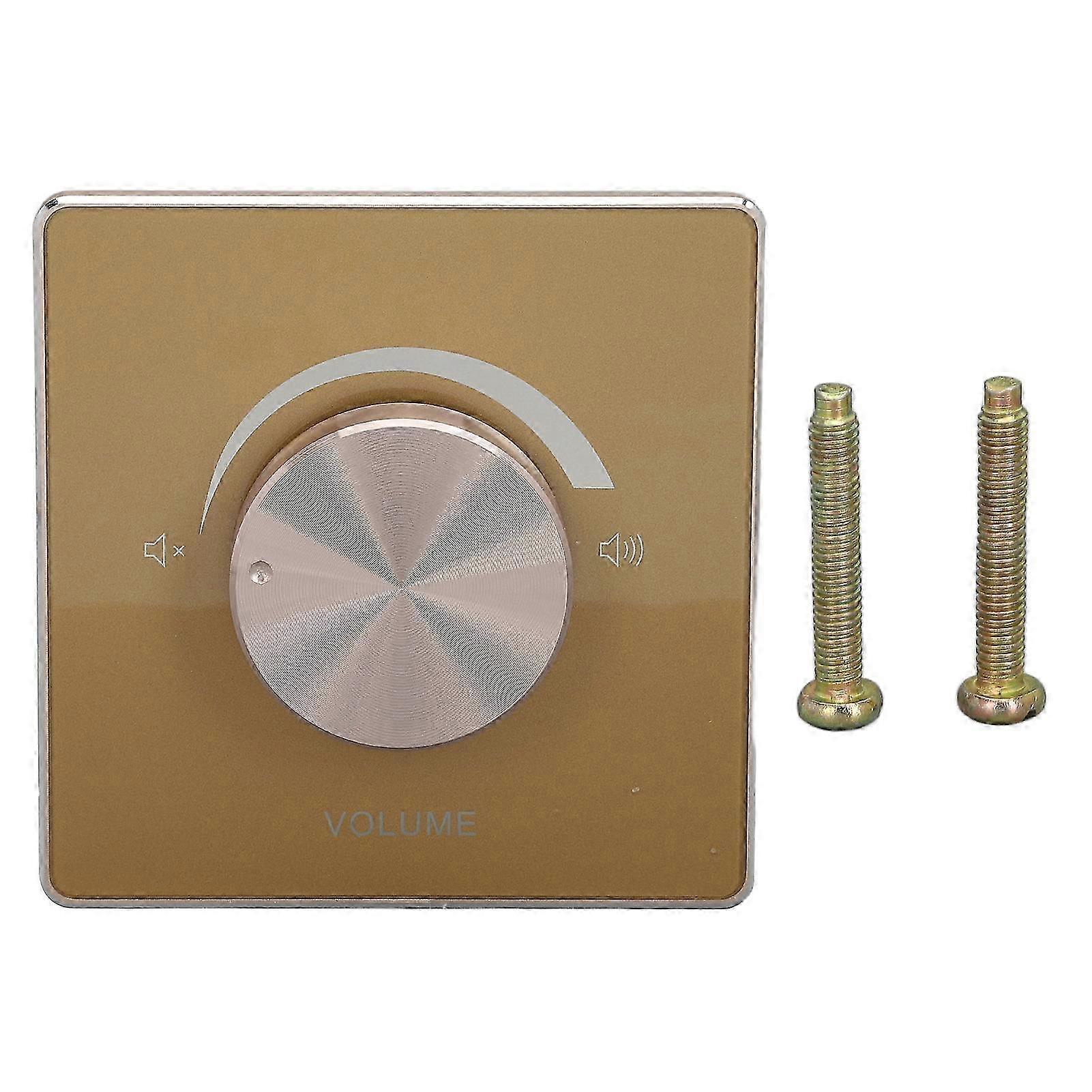 50W Wall Volume Control Aluminum Alloy Frame 5 Position Constant Voltage Tuning Switch Volume Control Rotary Knob 25-26s