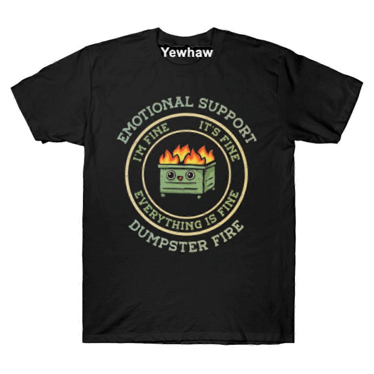 Emotional Support Dumpster Fire T-shirt