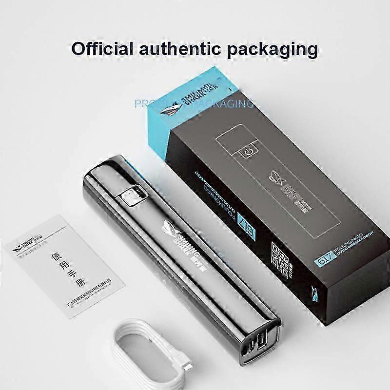 Smile Shark LED Flashlight Portable Strong Light Long-range Small Rechargeable Lamp Power Bank Multi-Function Tent Camping Torch