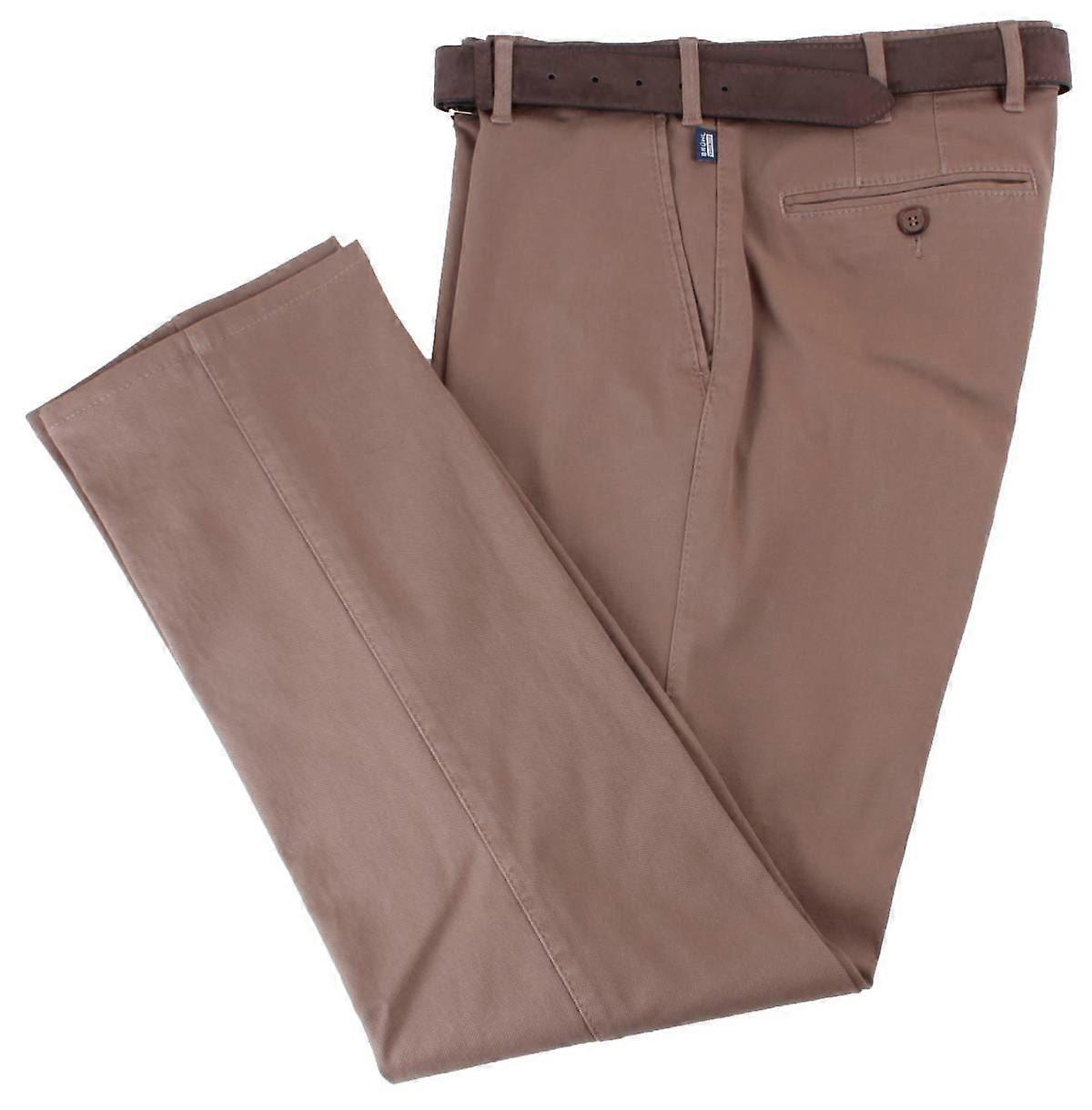 BRUHL Parma B Mover High Stretch Peached Chinos - Putty Brown