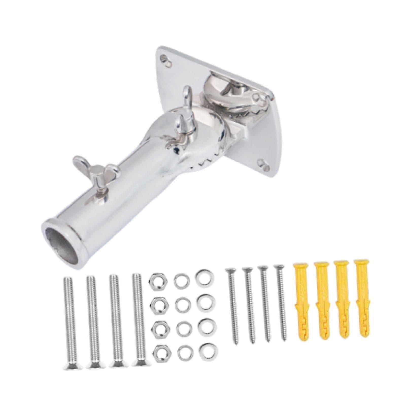 Flag Pole Holder Solid Flagpole Bracket For Truck RV Home Decoration Universal Mount Compatible With Flag Poles