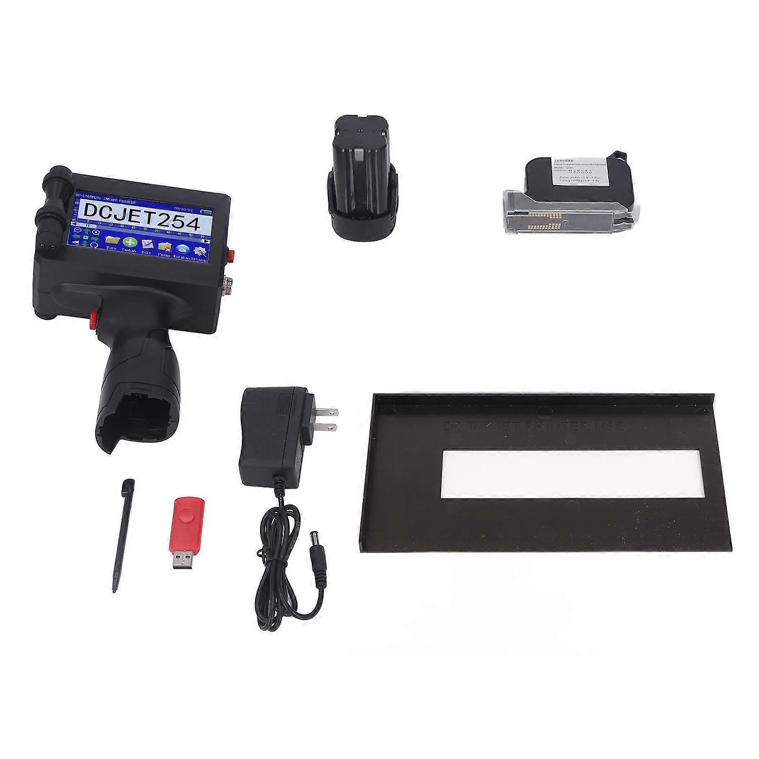 Mobile Inkjet Printer HD LED Touch Screen 4 Core CUP Handheld Inkjet Printer