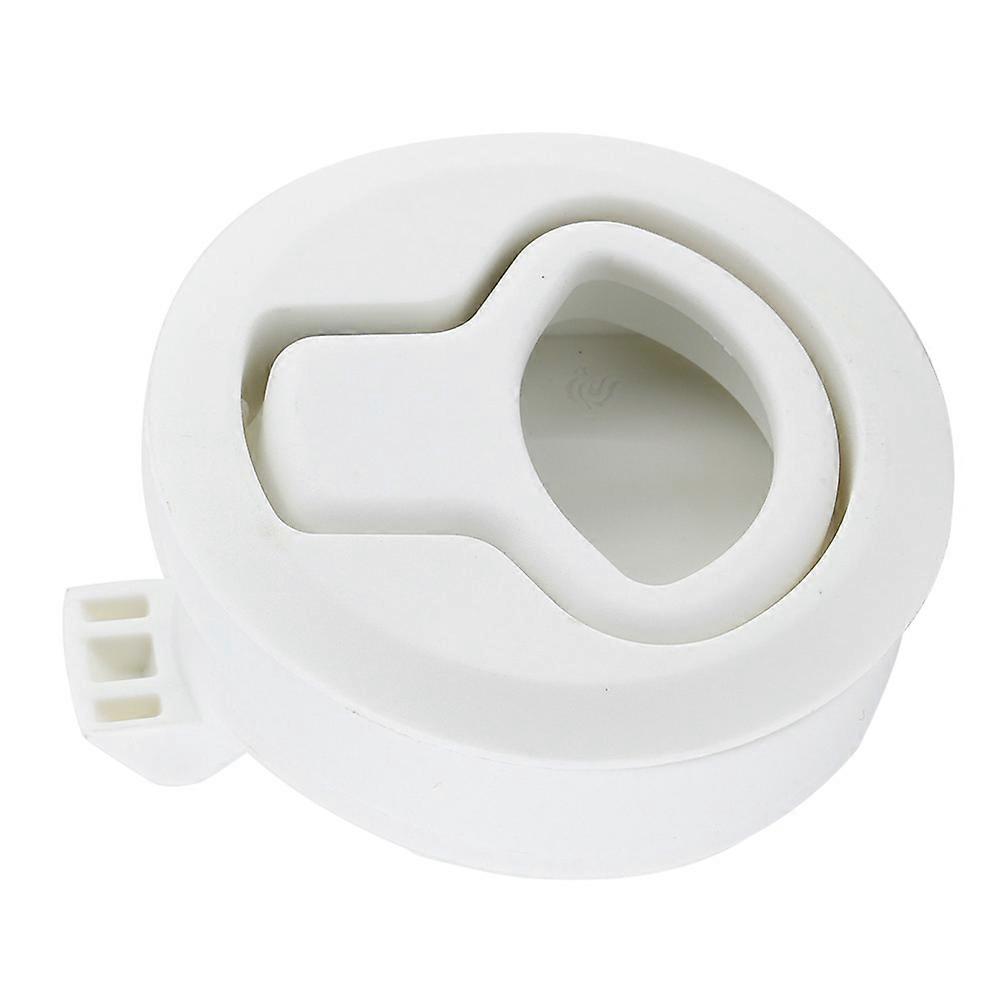 White Plastic Flush Pull Hatch Latch Corrosion Resistant Accessories for Marine Boat Deck