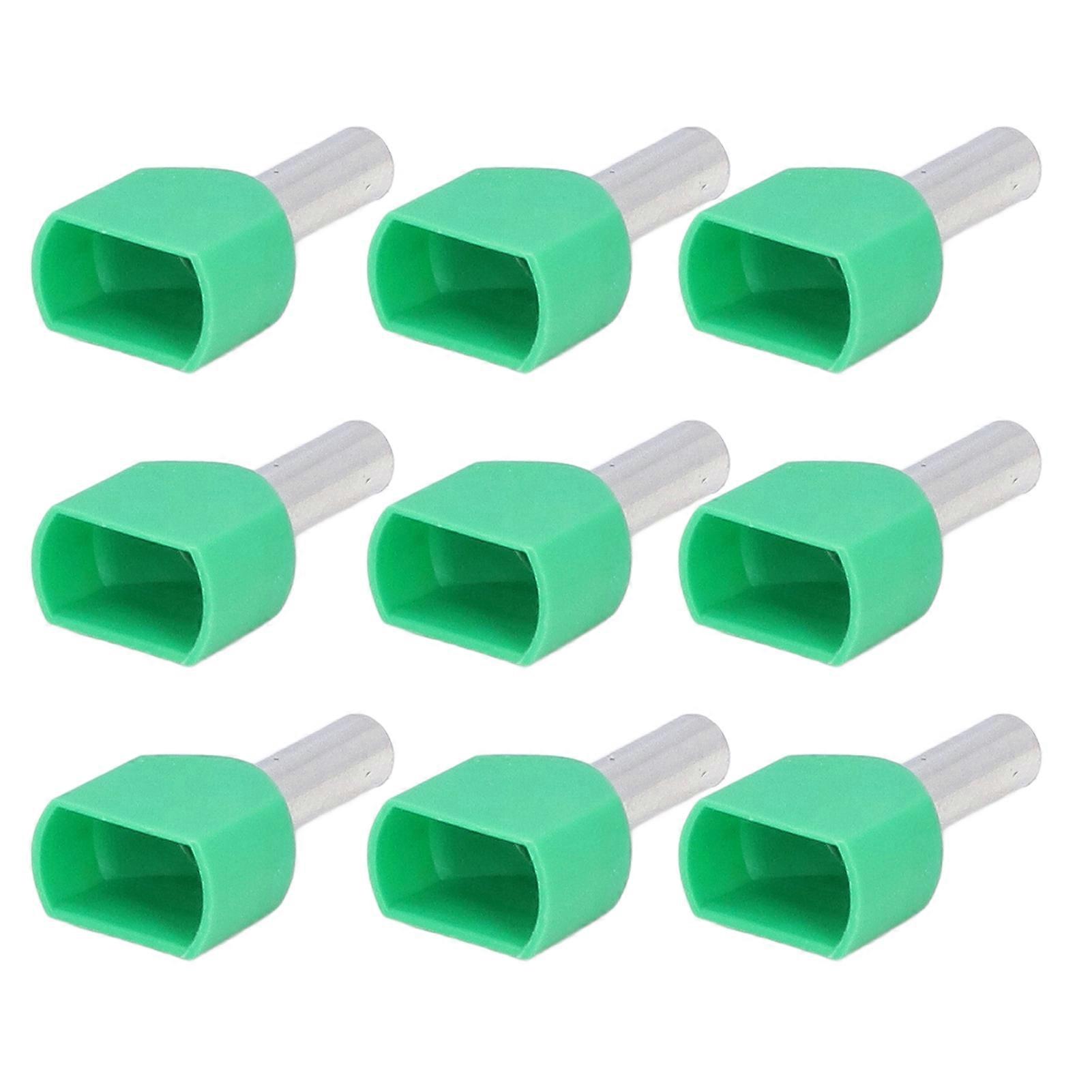 100Pcs Insulated Cord Pin End Terminal Copper PVC Pre Insulated Ends Cold Pressed Terminals