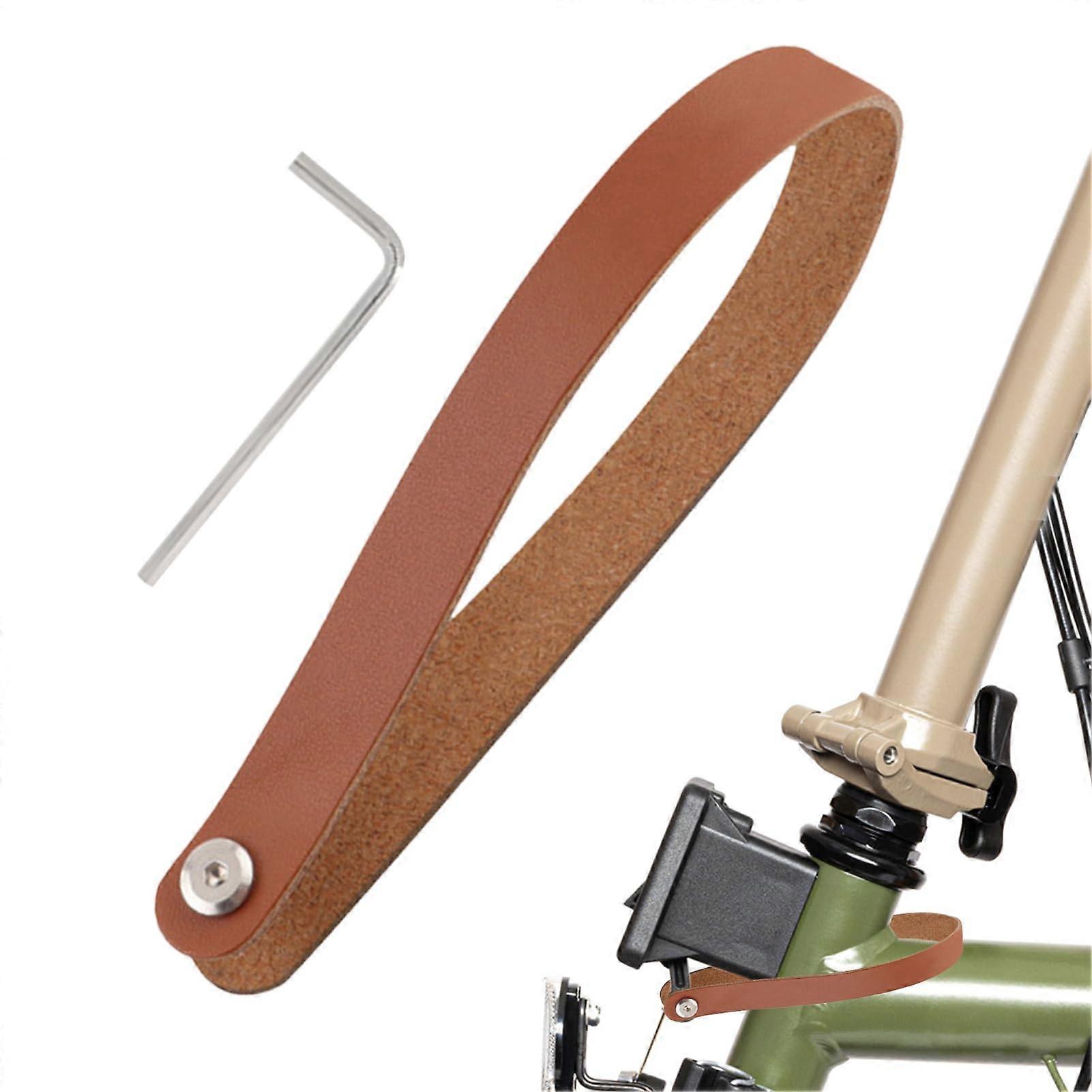 Pull Handle Front Shelf Handle Frame Stem Ring For Quick Expansion Stable Adaptability Handlebar Cycling Brown