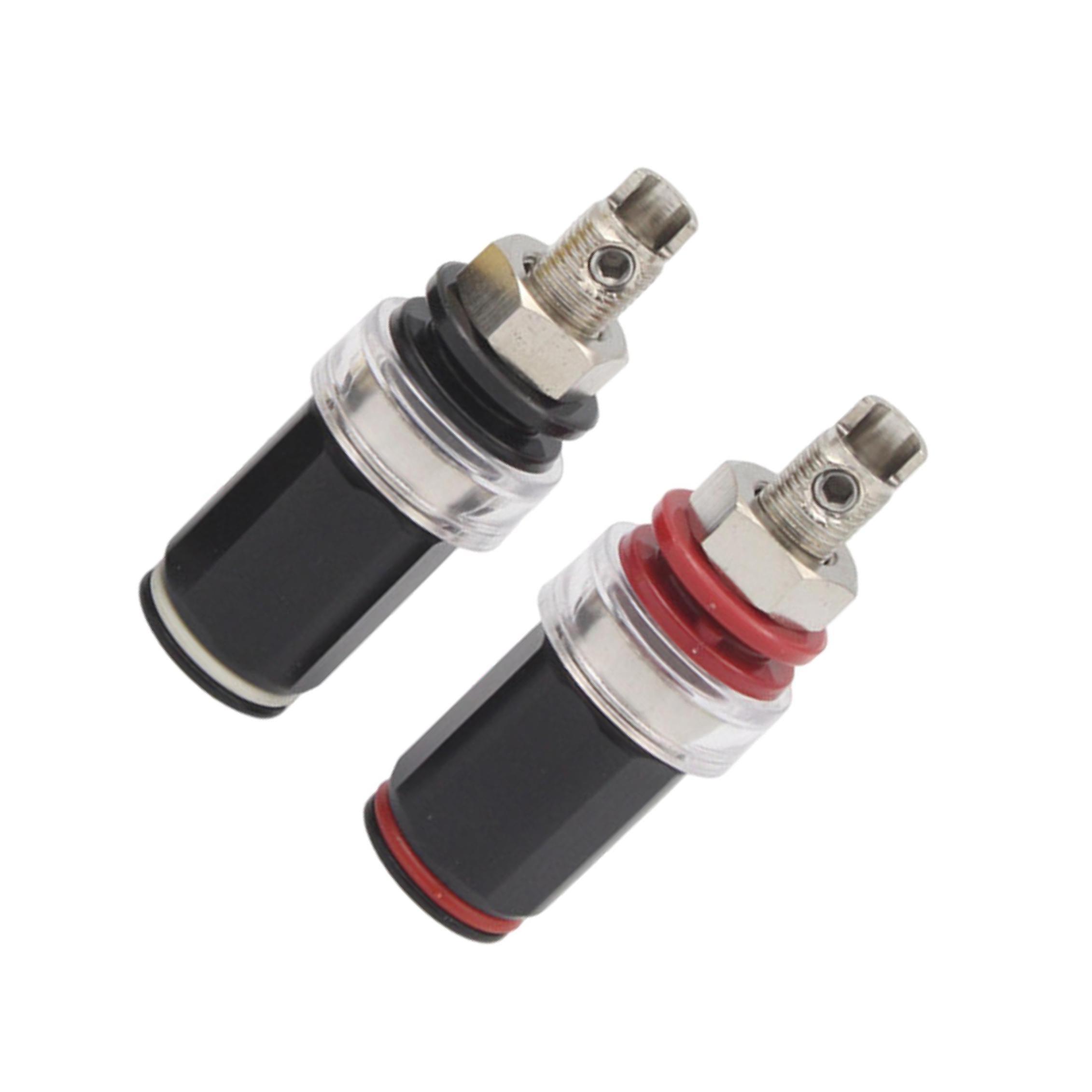 2 Quality Pure Copper HiFi for Amplifier Speaker Terminal Binding Post