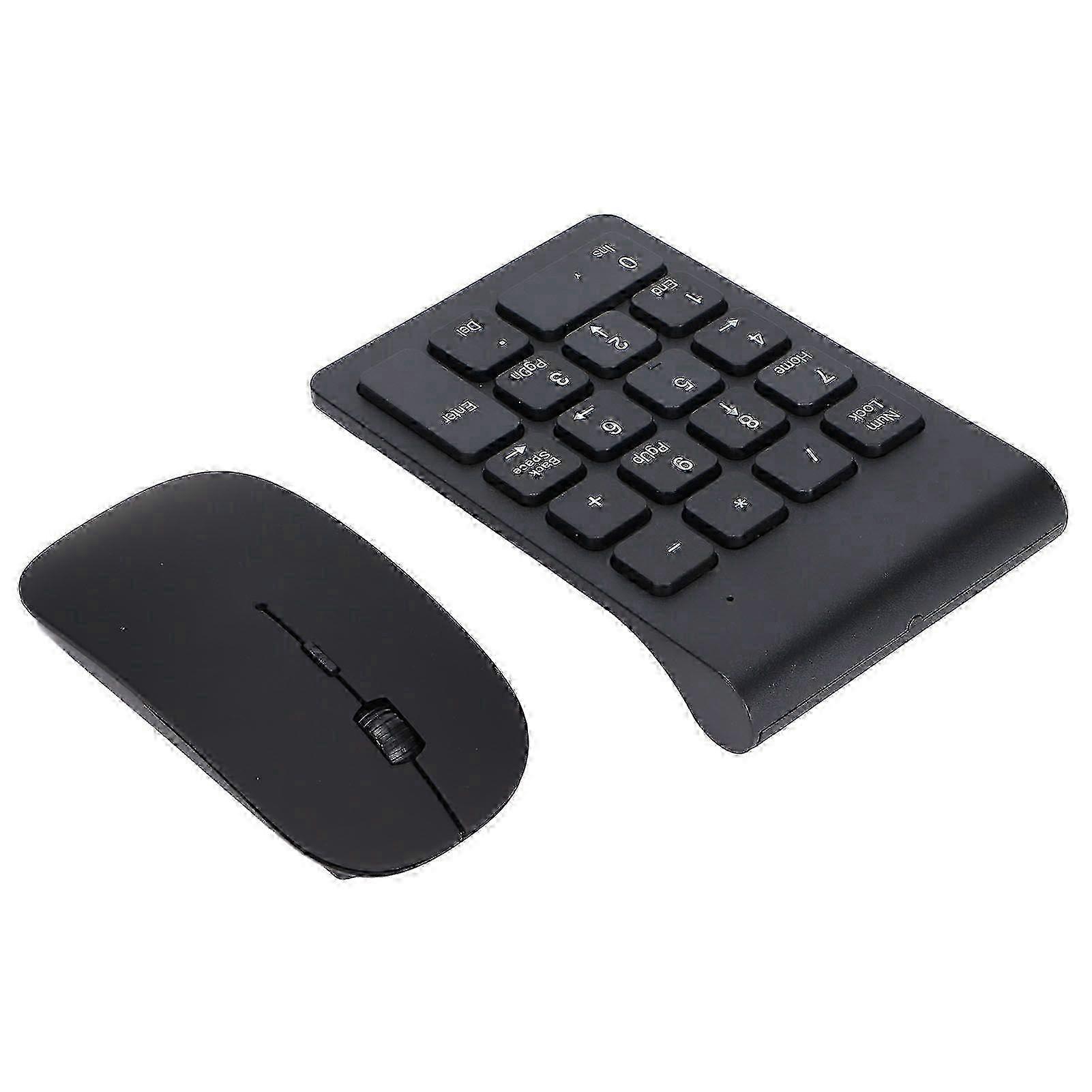 z Number Pad Plug and Play 2.4GHz Wireless Technology 1200 DPI Sensitive Durable Number Pad Mouse Combo for Home Office