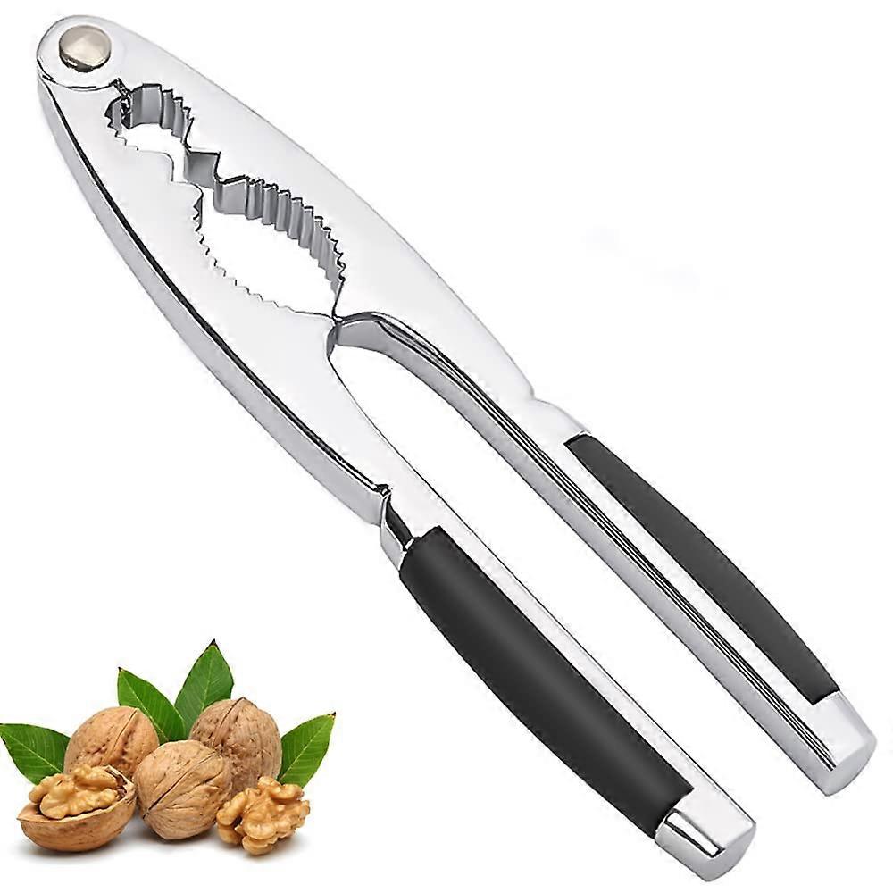 Pecan Cracker Nut Opener Lobster Cracker With NonSlip Grip 17 Cm Metal Tool Black