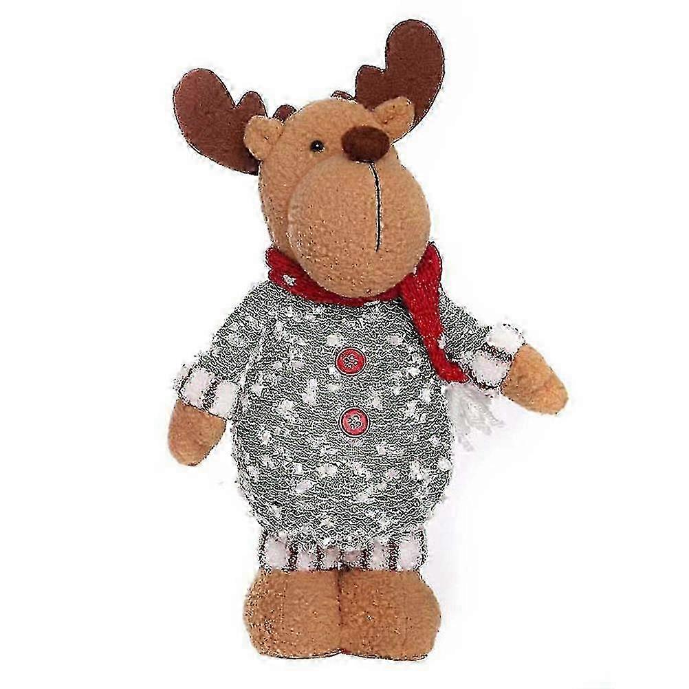 Festive Plush Ornament with Gentle Lighting Effect