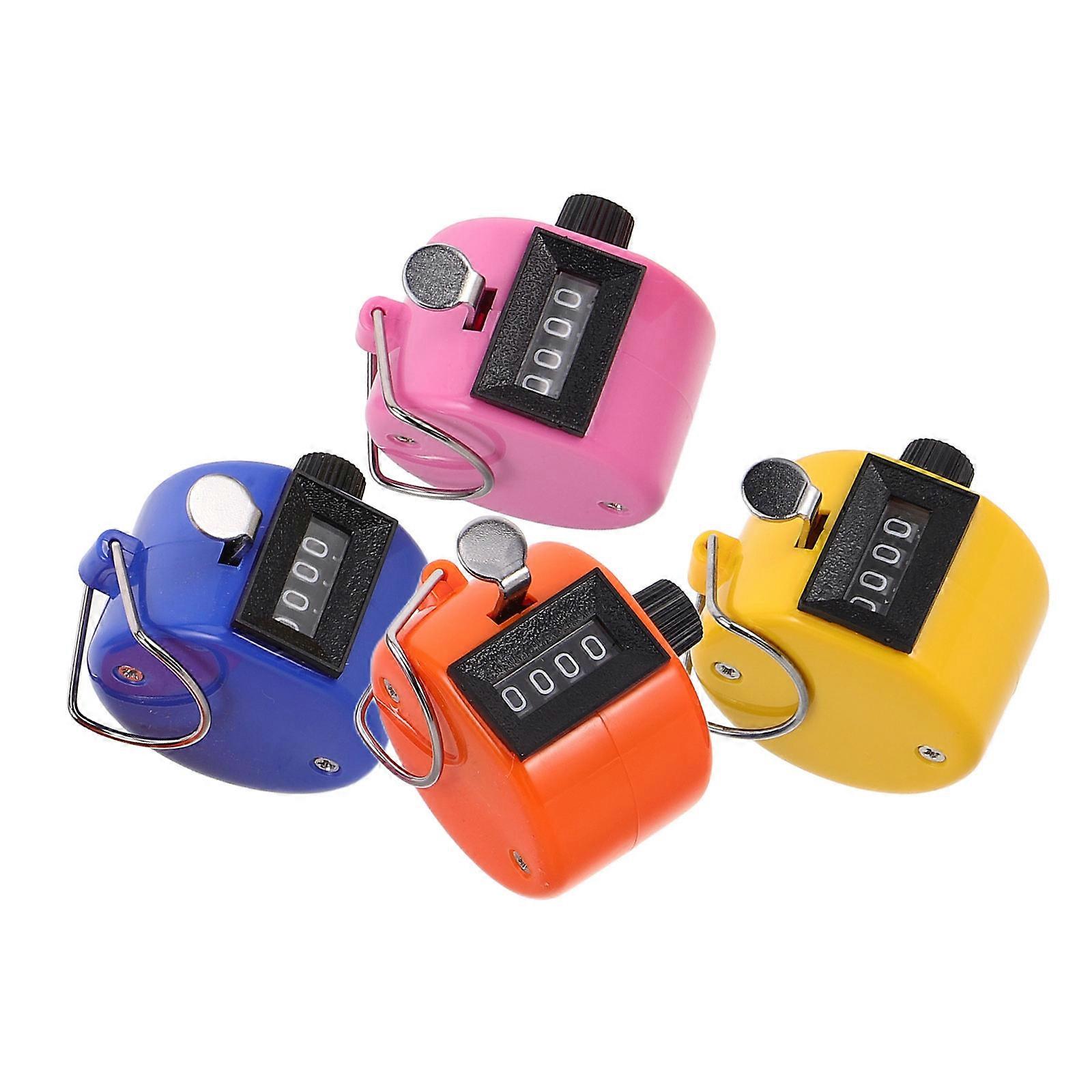 Handheld Tally Counter for Sport 4Pcs Cute Mini Colorful Counting Clicker Device