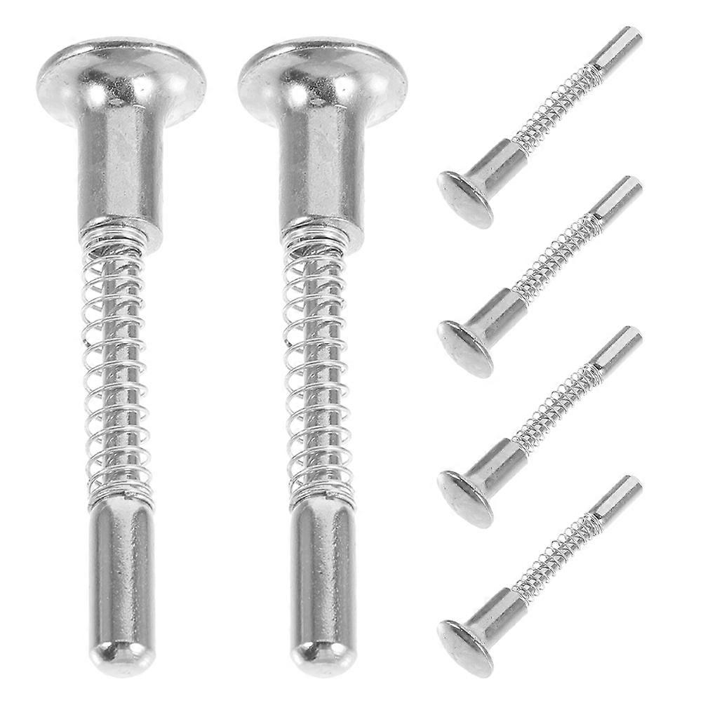 Silver Latch for Bed with 6Pcs Spring Loaded Replacement Pins