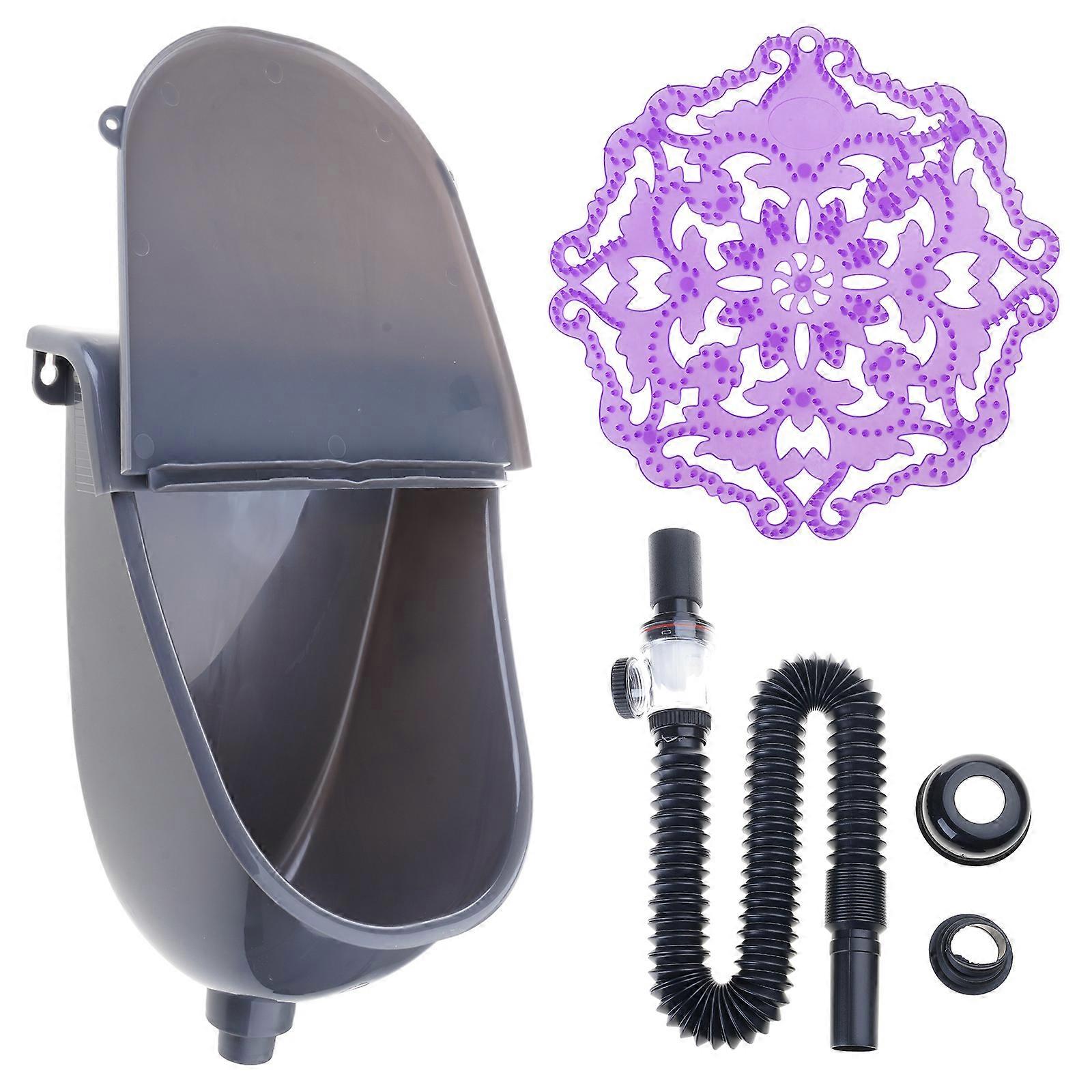 Waterless Urinal Wall Mounted Space Efficient Health Solution Bathroom Fixture Upgrades for Home Public Facilities Multicolor