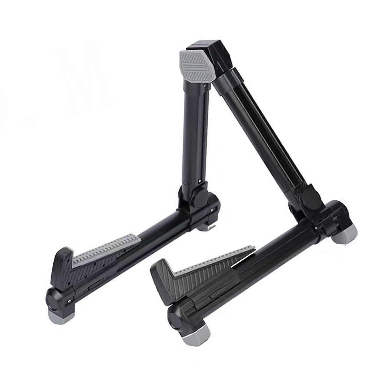 Professional A Type Instrument Stand Reinforced Joints for Enhancing Stability Portable Storage All Floor Surfaces  Black