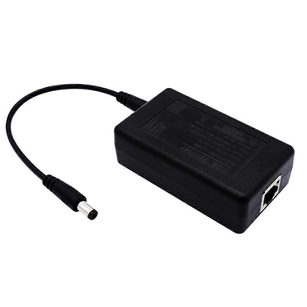 Gigabit POE Splitter 48V to 12V Output with IEEE 802.3af/At Active Power over Ethernet Adapter for 12V Security Camera