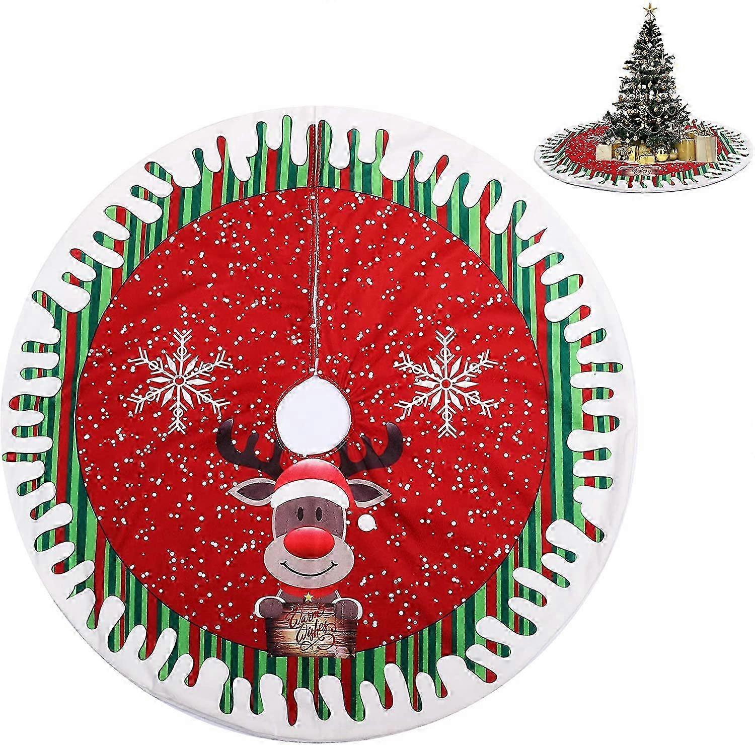 Christmas tree cover 80cm circular mat for Christmas decor