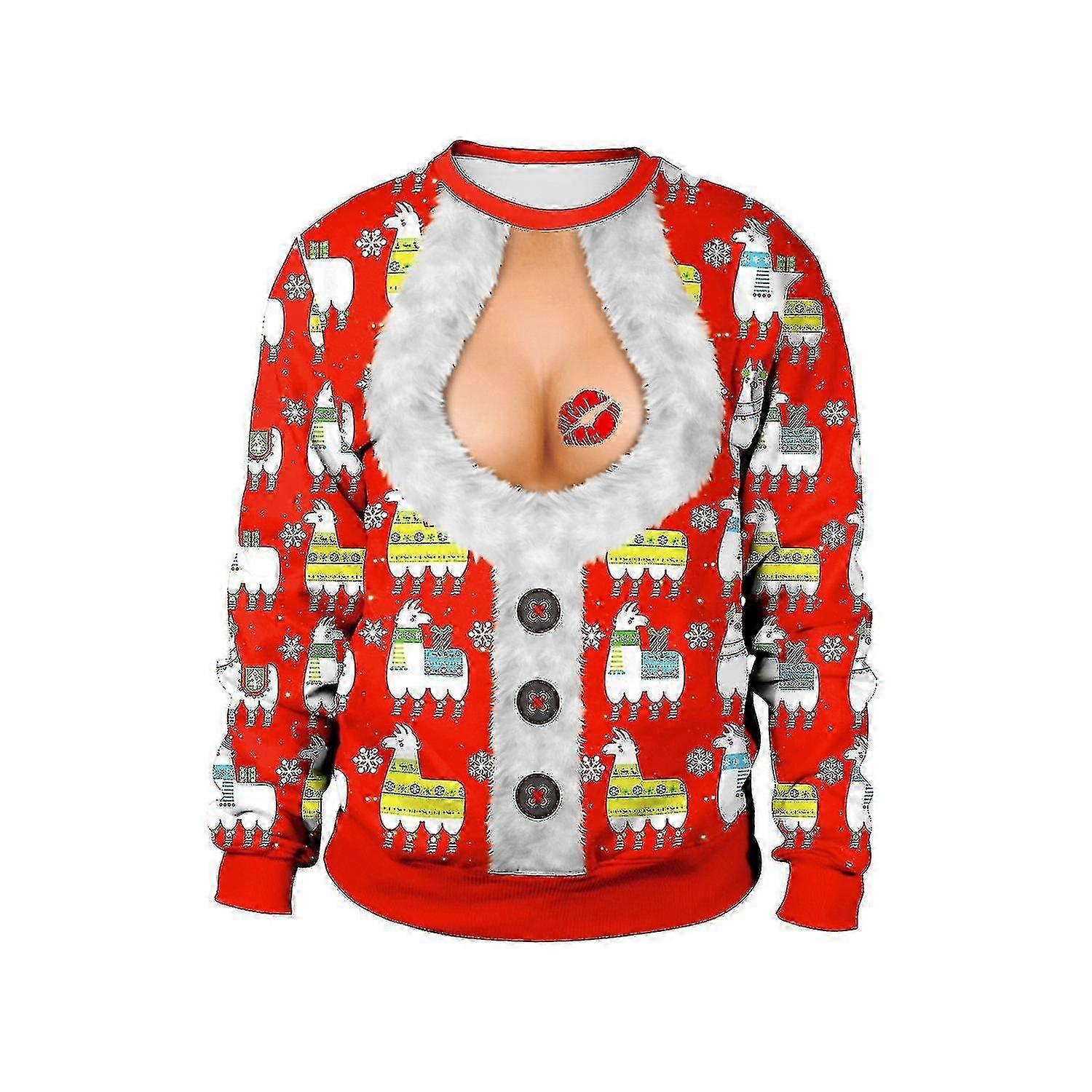 Pull de Noël Spoof Pull Couple Pull f74