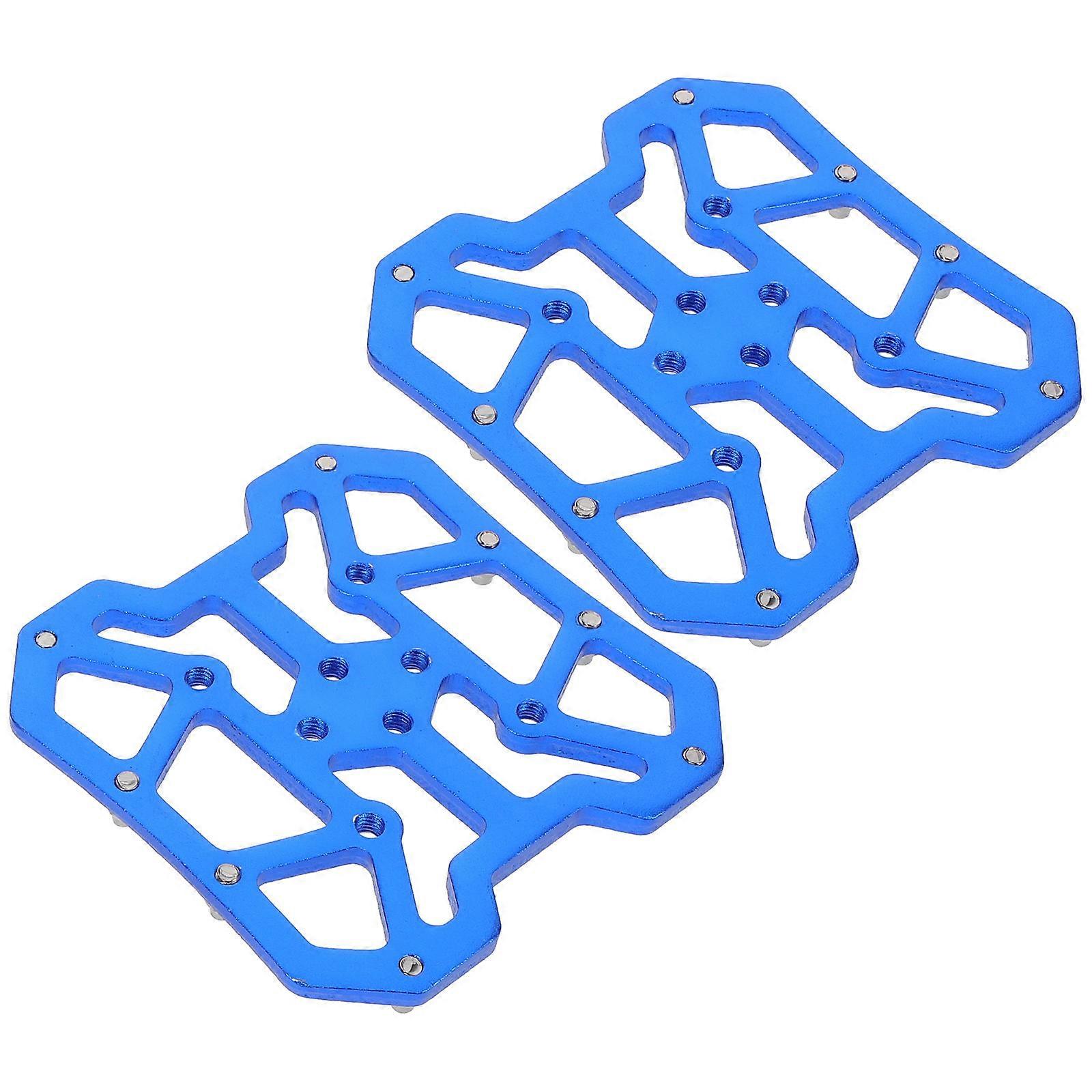 Blue Clipless Pedal Adapter for Mountain Bike Efficiency 5Pairs Set