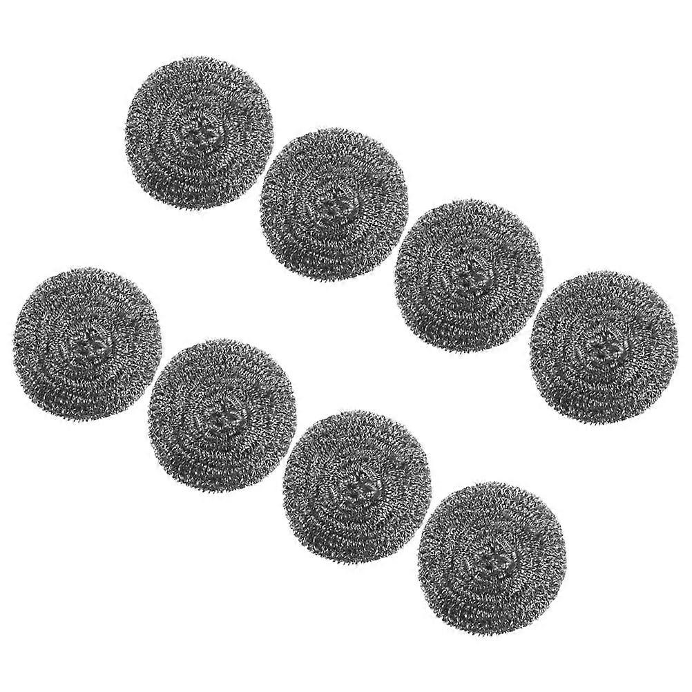 Stainless Steel Ball Scrubber for Dish Cleaning with 8Pcs Wire Brushes