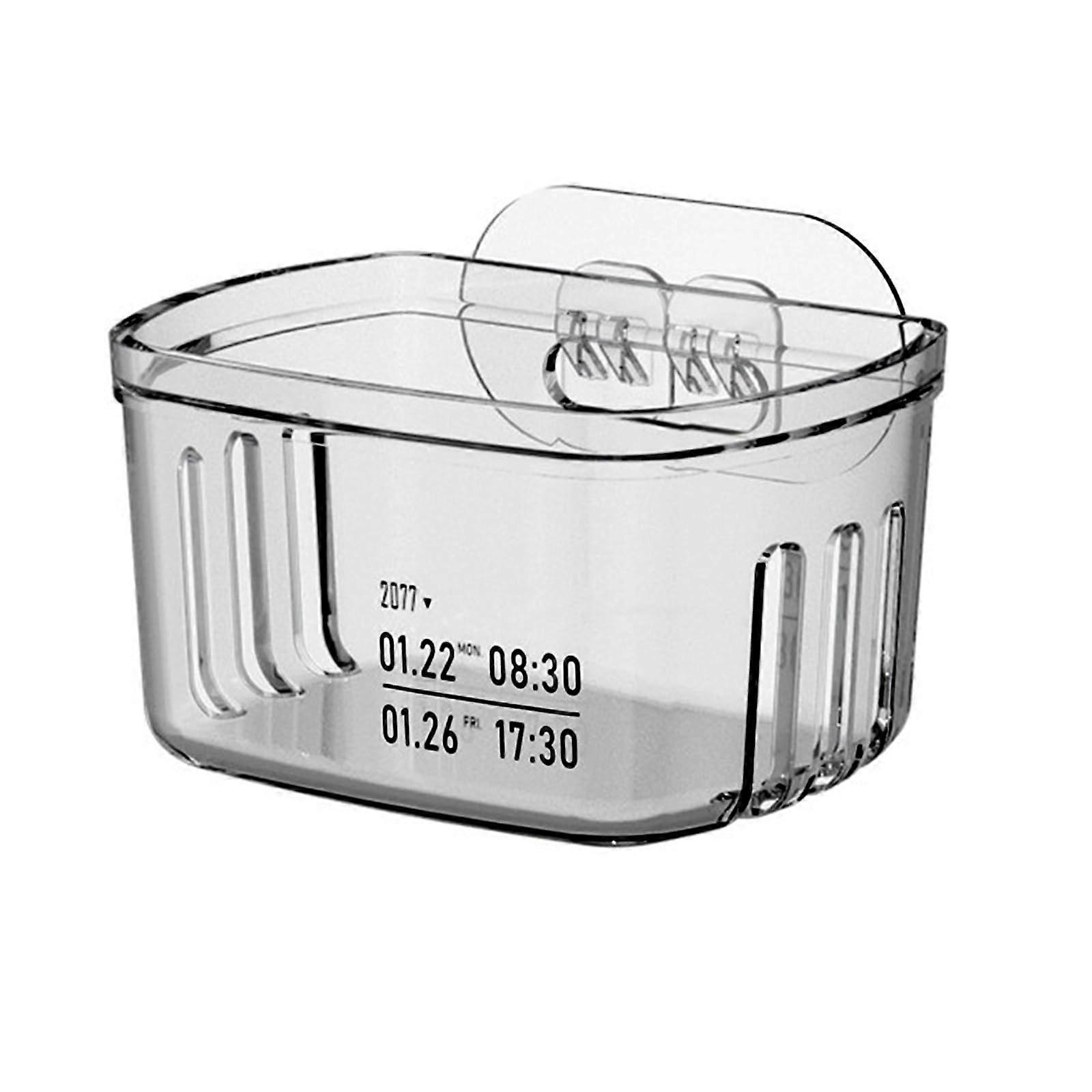 Clear Wall Mounted Storage Box for Spices with MoistureResistant Design and Easy Access Organizer
