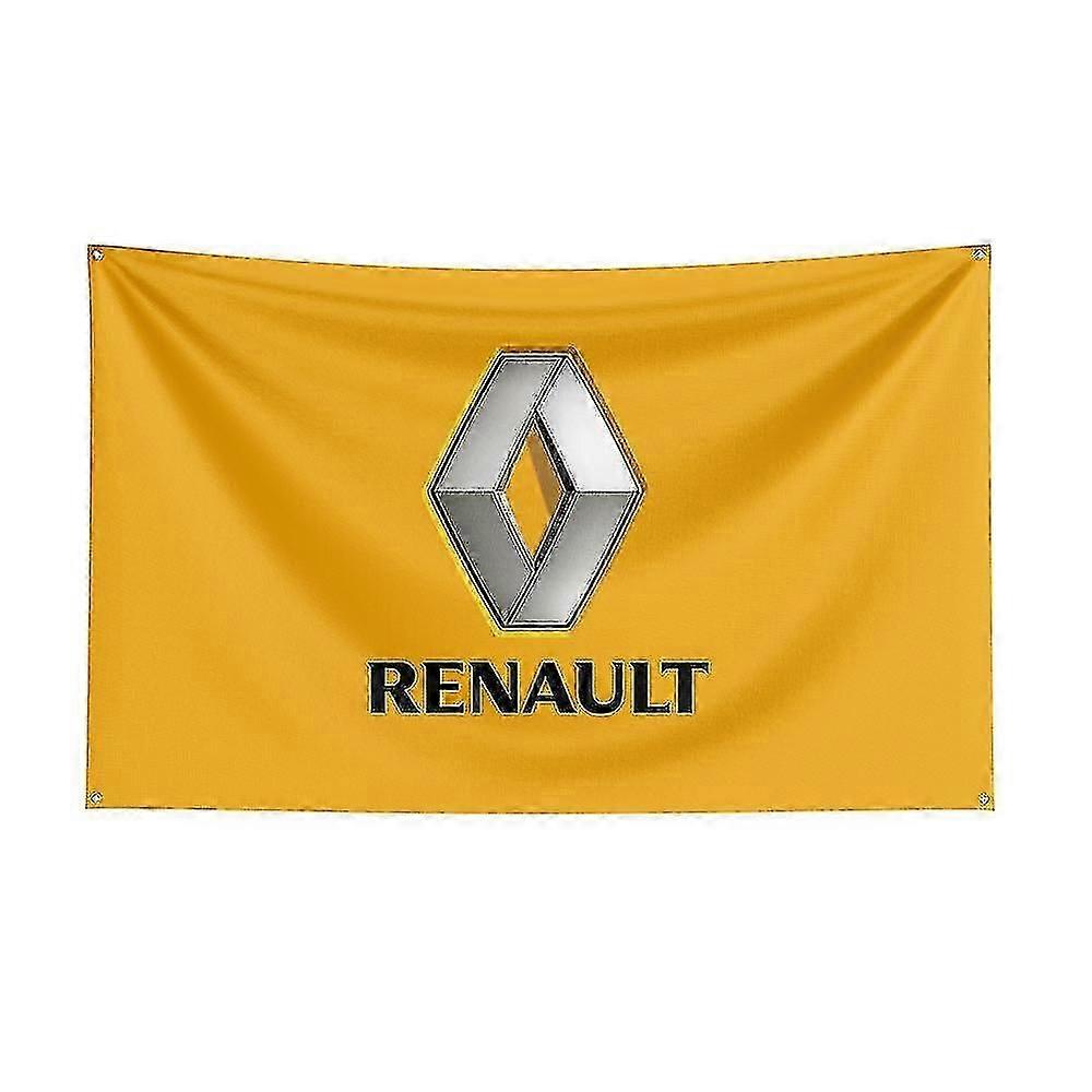 נולד יפה 3x5 רנו דגל פוליאסטר מודפס כרזה מכונית מירוץ לעיצוב