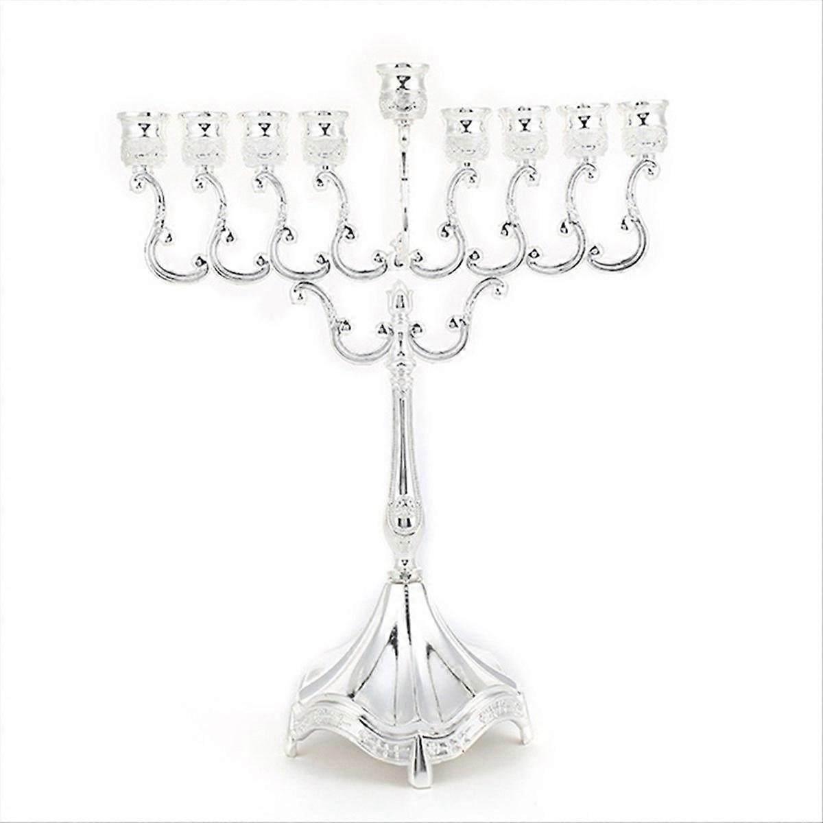 Candle Holder Elegant and High-End Table Decoration,Silver