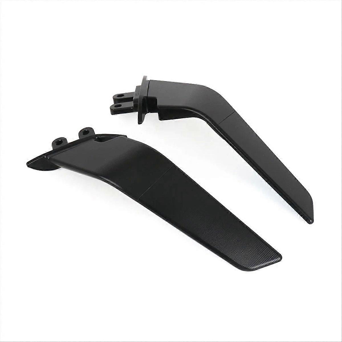 Motorcycle Mirrors Stealth Winglets Mirror Kit Rotatable For 